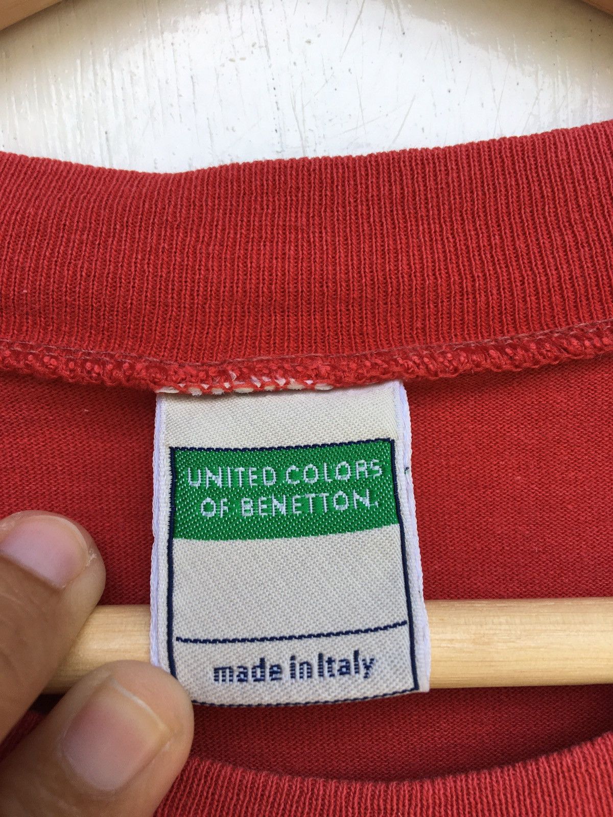 Benetton Rare United Color of Benetton Spellout Tshirt Size US M / EU 48-50 / 2 - 10 Thumbnail