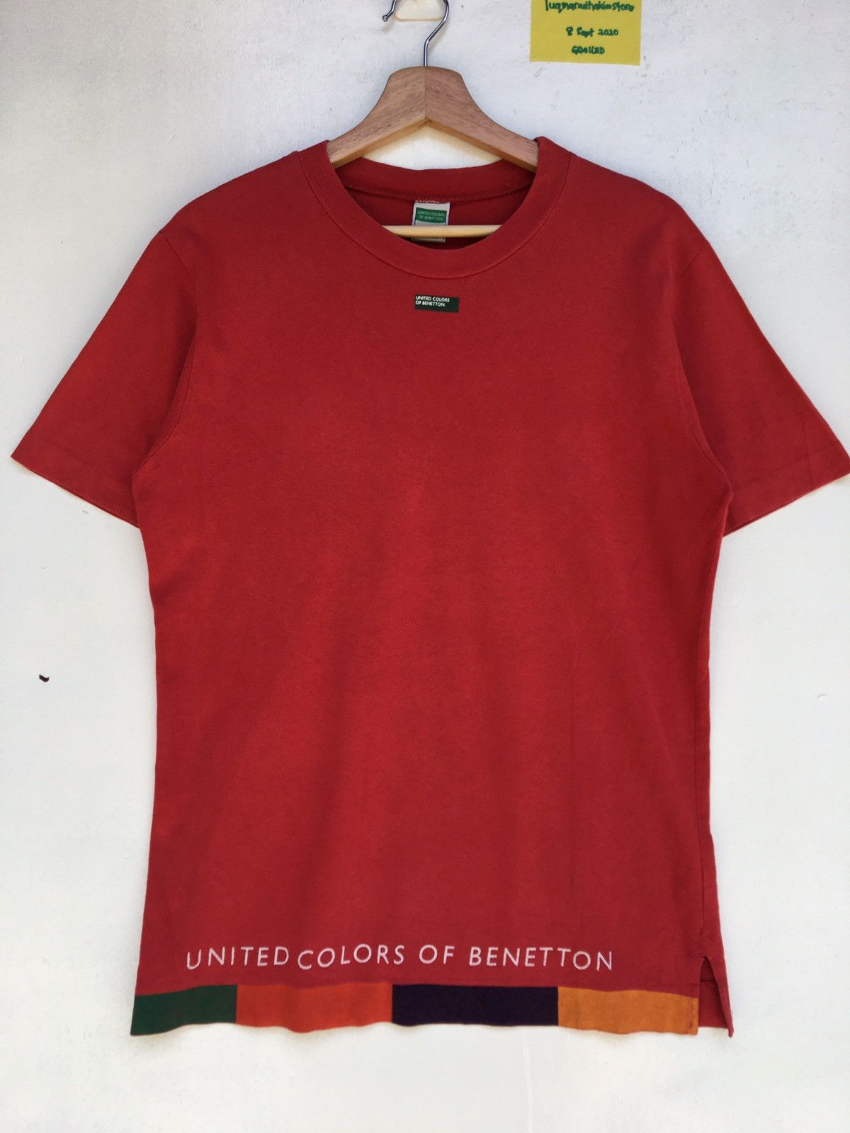 Benetton Rare United Color of Benetton Spellout Tshirt Size US M / EU 48-50 / 2 - 1 Thumbnail