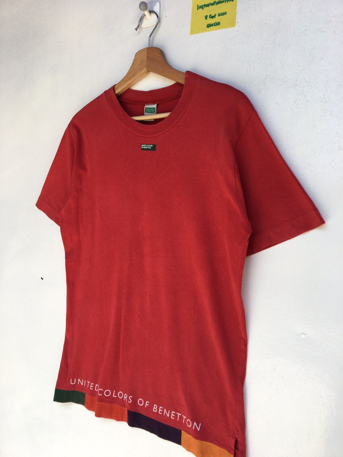 Benetton Rare United Color of Benetton Spellout Tshirt Size US M / EU 48-50 / 2 - 3 Thumbnail