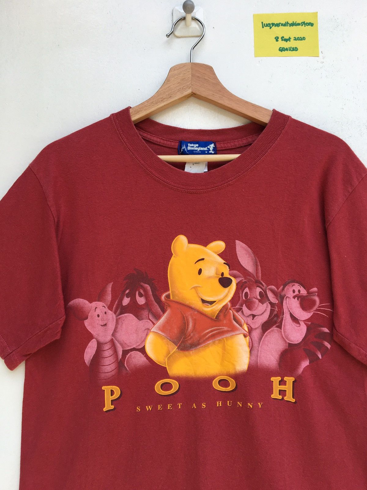 Disney Vintage Rare Winnie The Pooh Disney Cartoon Tshirt Size US M / EU 48-50 / 2 - 1 Thumbnail