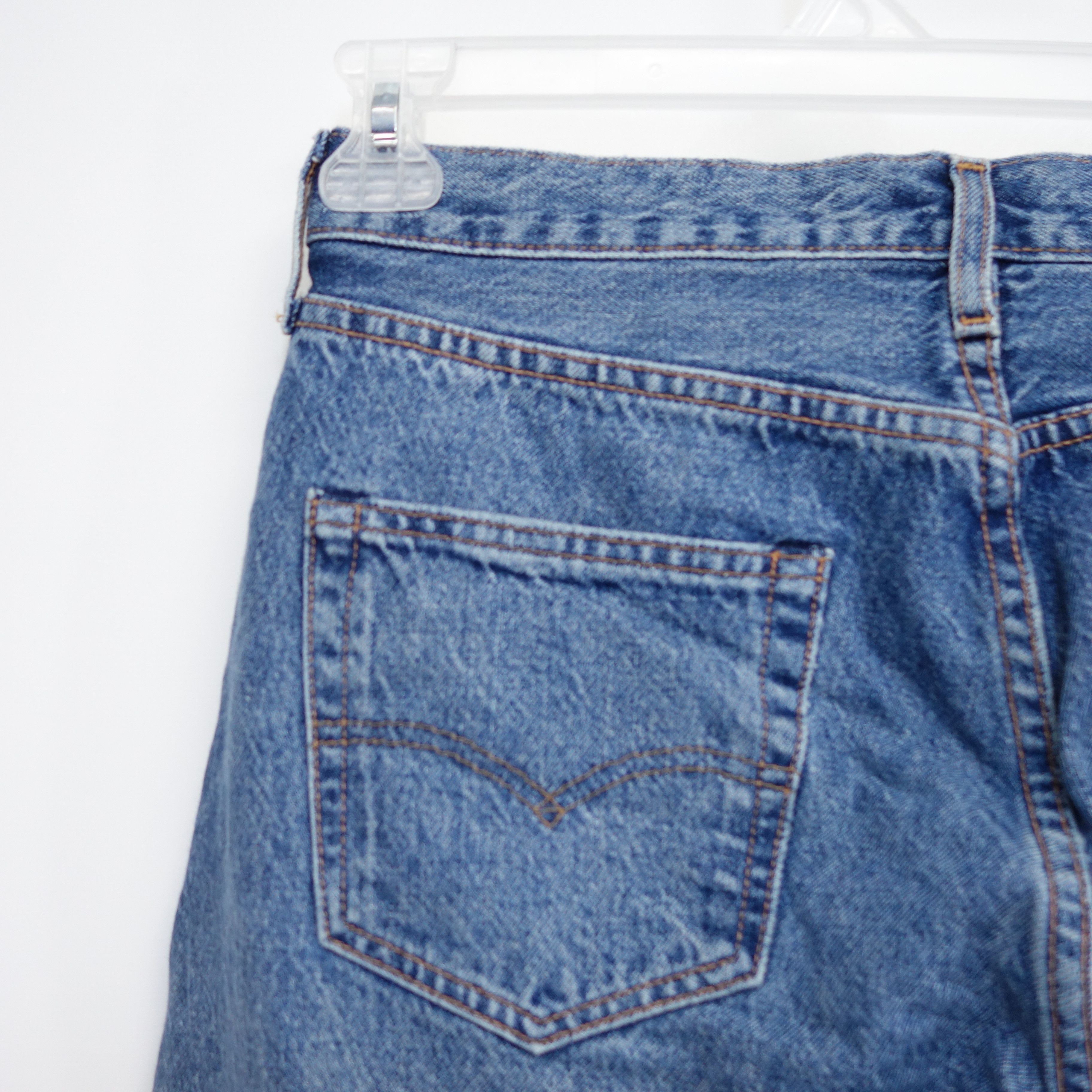 Levi's × Levi's Made & Crafted × Vintage Lot 501 Button Fly Taper Leg Denim Jeans 30 x 34 Size US 30 / EU 46 - 3 Thumbnail