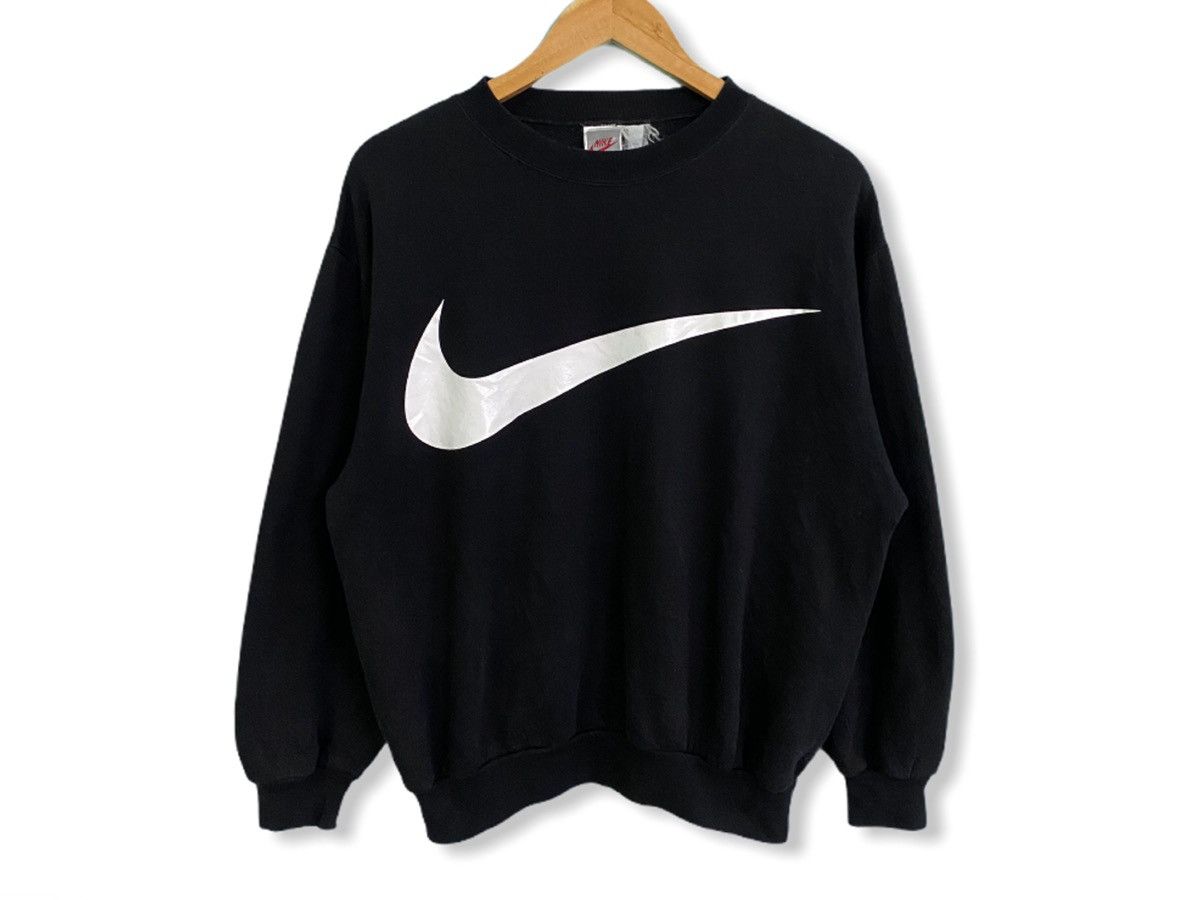 Nike × Vintage VINTAGE NIKE 90s BIG LOGO SWEATSHIRT Size US L / EU 52-54 / 3 - 2 Thumbnail