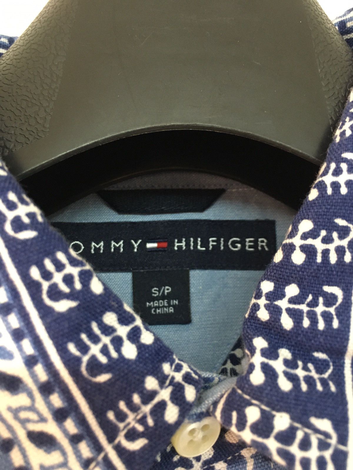 Tommy Hilfiger blue button up Size US S / EU 44-46 / 1 - 2 Thumbnail