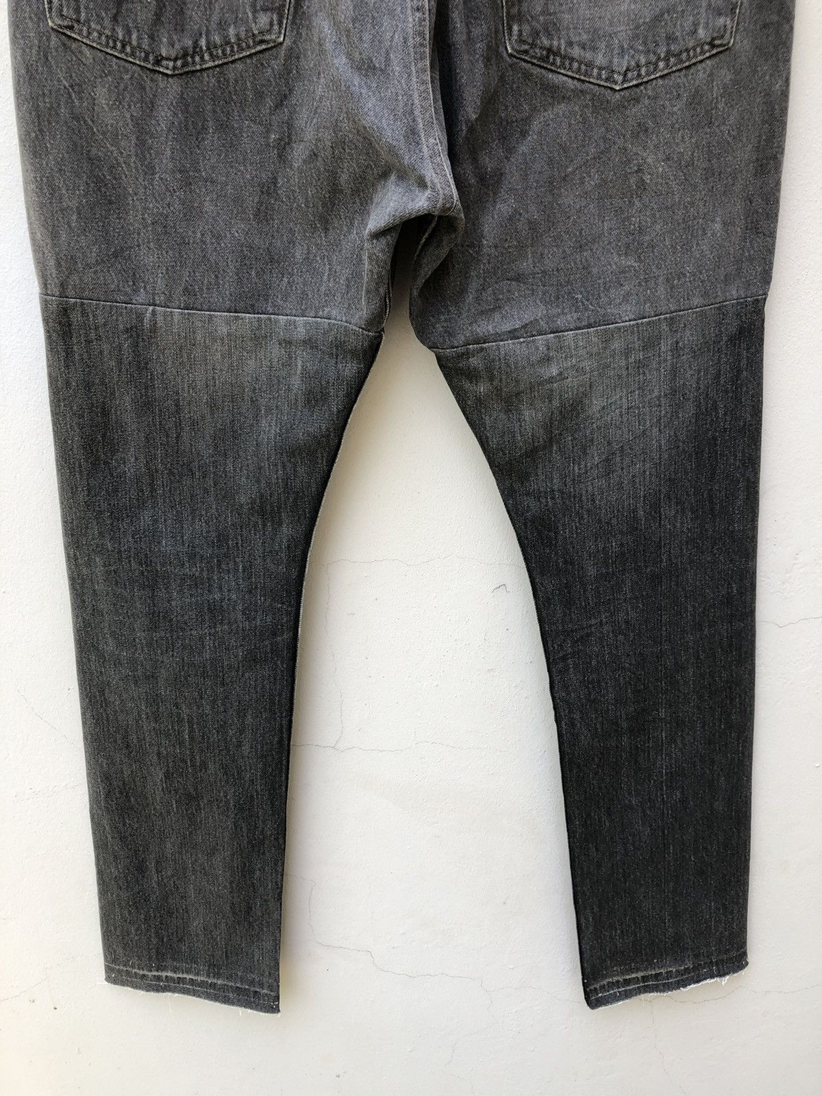 Levi's 80s 90s Levi’s 501 Usa Reconstruct Denim Release Hem Jeans Size US 37 - 12 Thumbnail