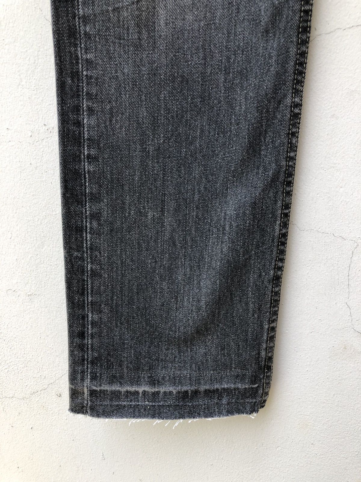 Levi's 80s 90s Levi’s 501 Usa Reconstruct Denim Release Hem Jeans Size US 37 - 6 Thumbnail