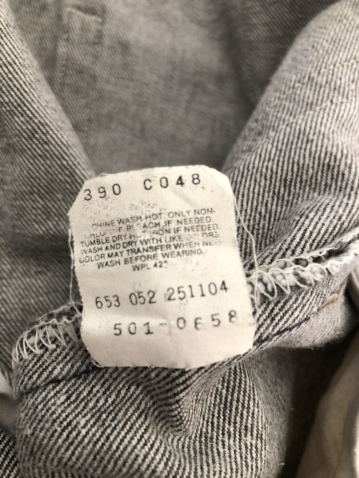Levi's 80s 90s Levi’s 501 Usa Reconstruct Denim Release Hem Jeans Size US 37 - 16 Thumbnail