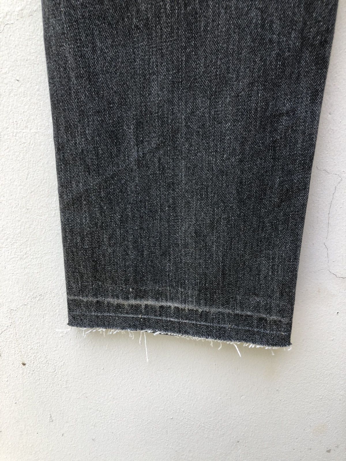 Levi's 80s 90s Levi’s 501 Usa Reconstruct Denim Release Hem Jeans Size US 37 - 13 Thumbnail