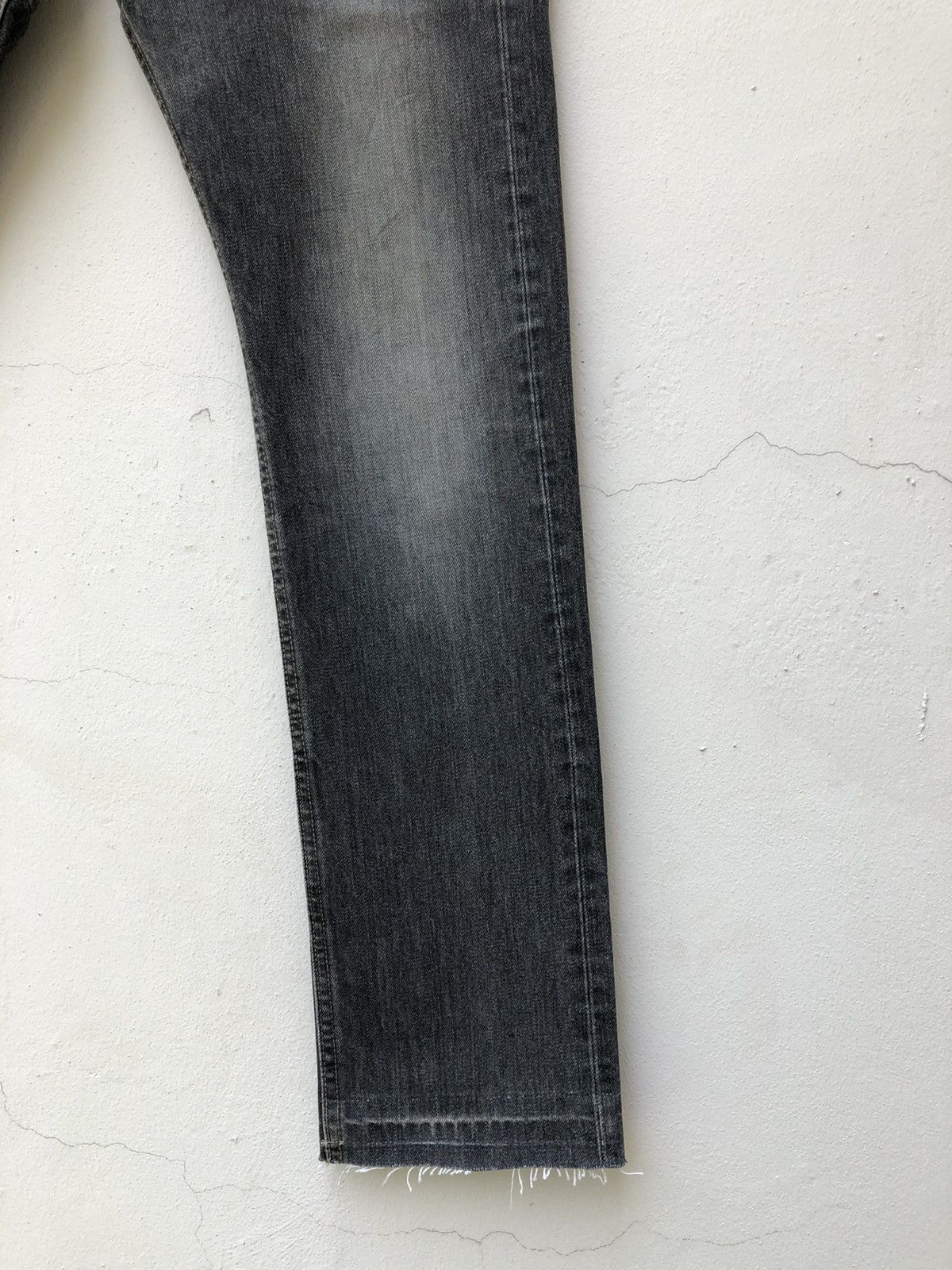 Levi's 80s 90s Levi’s 501 Usa Reconstruct Denim Release Hem Jeans Size US 37 - 7 Thumbnail