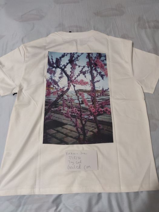Fear of God White Photo Tee Cherry Blossom T-Shirt FOG Essentials