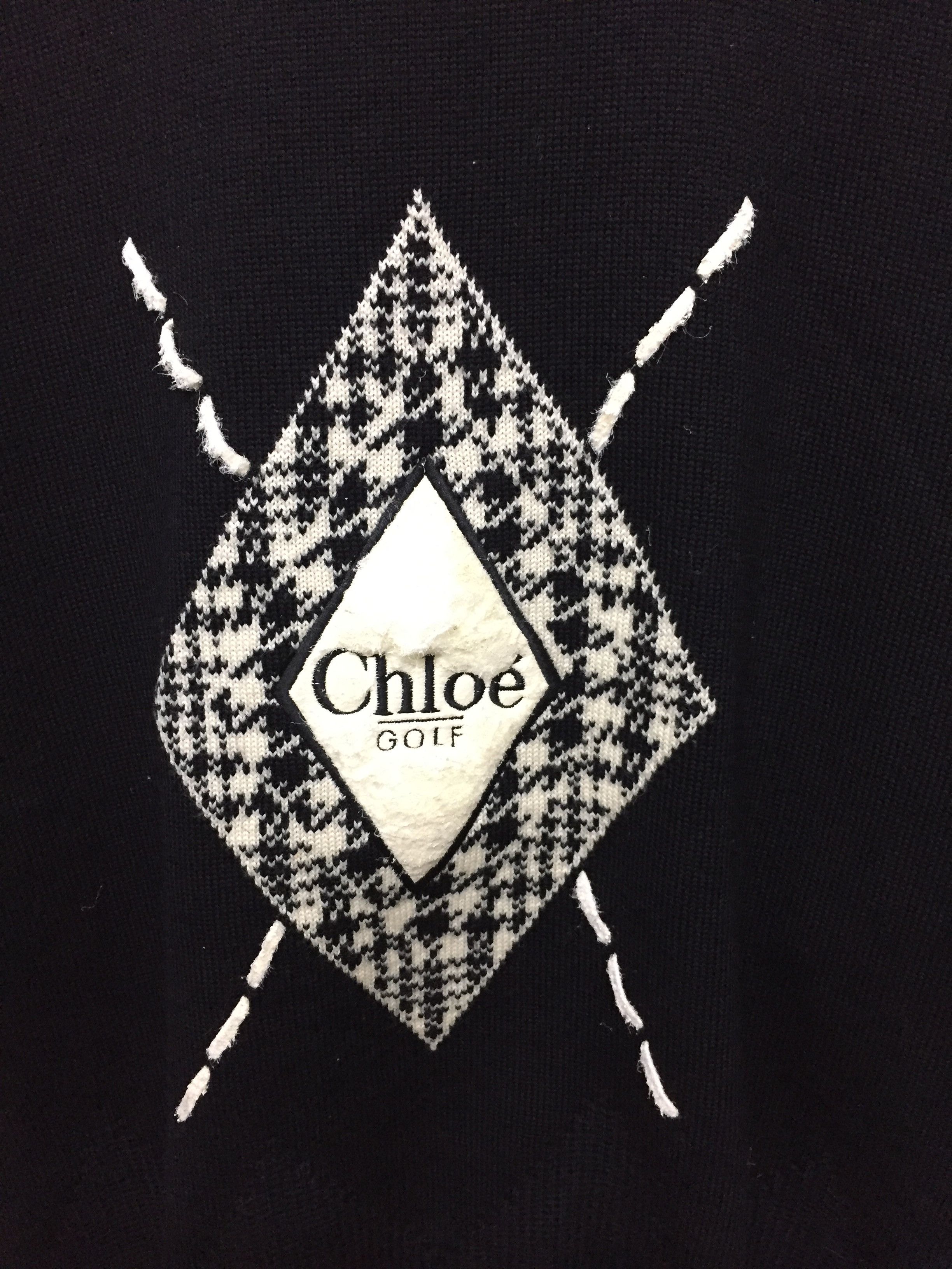 Chloe 90's Chloe Cross embroidered logo knit Size M / US 6-8 / IT 42-44 - 7 Thumbnail