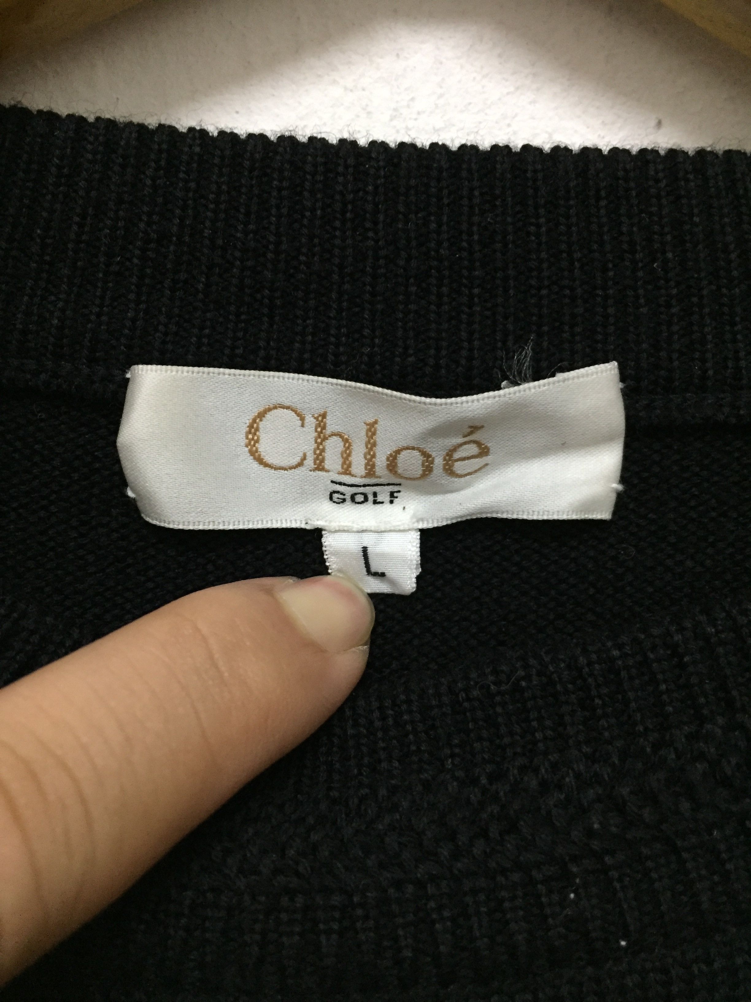 Chloe 90's Chloe Cross embroidered logo knit Size M / US 6-8 / IT 42-44 - 10 Thumbnail
