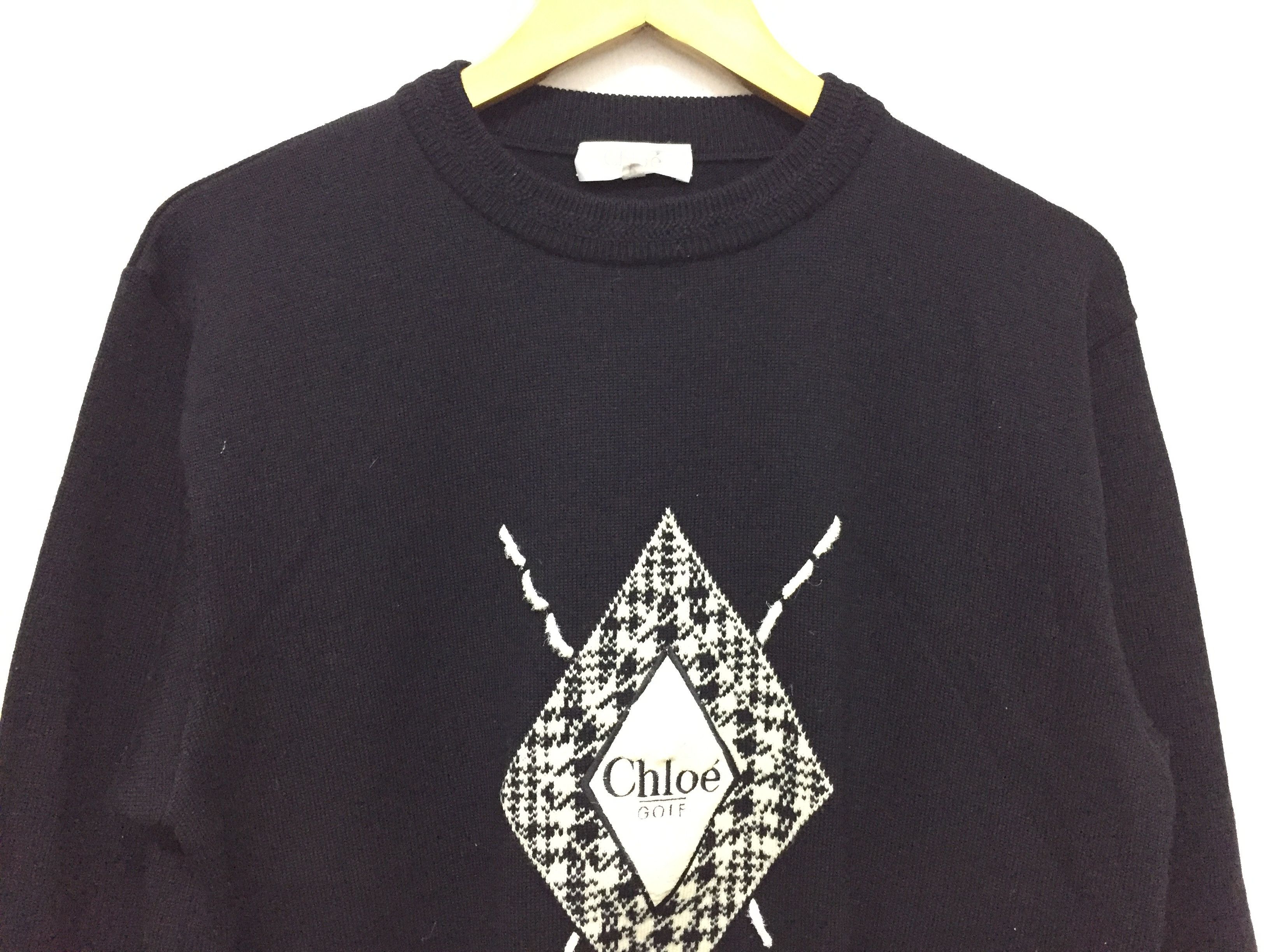 Chloe 90's Chloe Cross embroidered logo knit Size M / US 6-8 / IT 42-44 - 3 Thumbnail