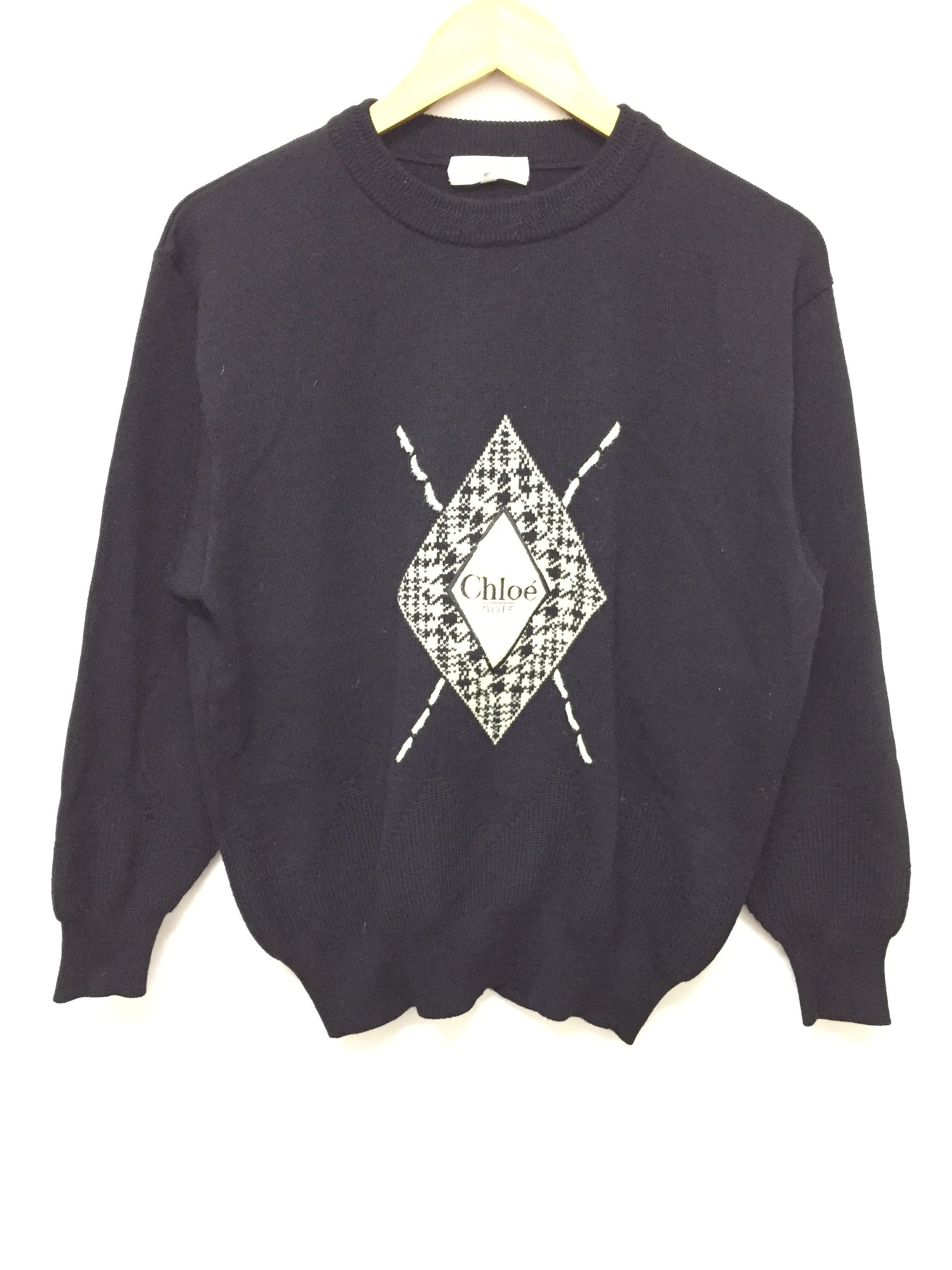 Chloe 90's Chloe Cross embroidered logo knit Size M / US 6-8 / IT 42-44 - 2 Thumbnail