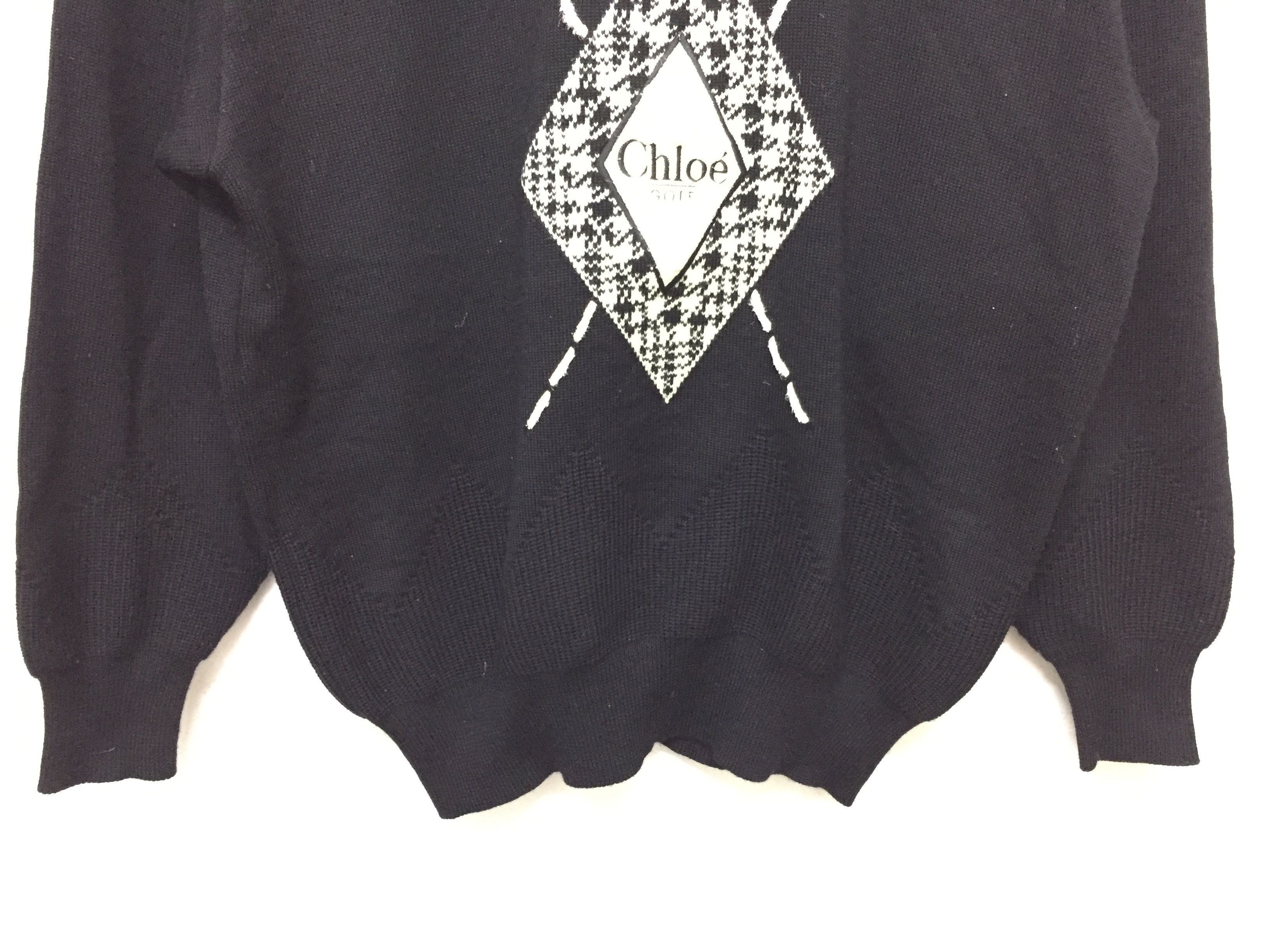 Chloe 90's Chloe Cross embroidered logo knit Size M / US 6-8 / IT 42-44 - 4 Thumbnail