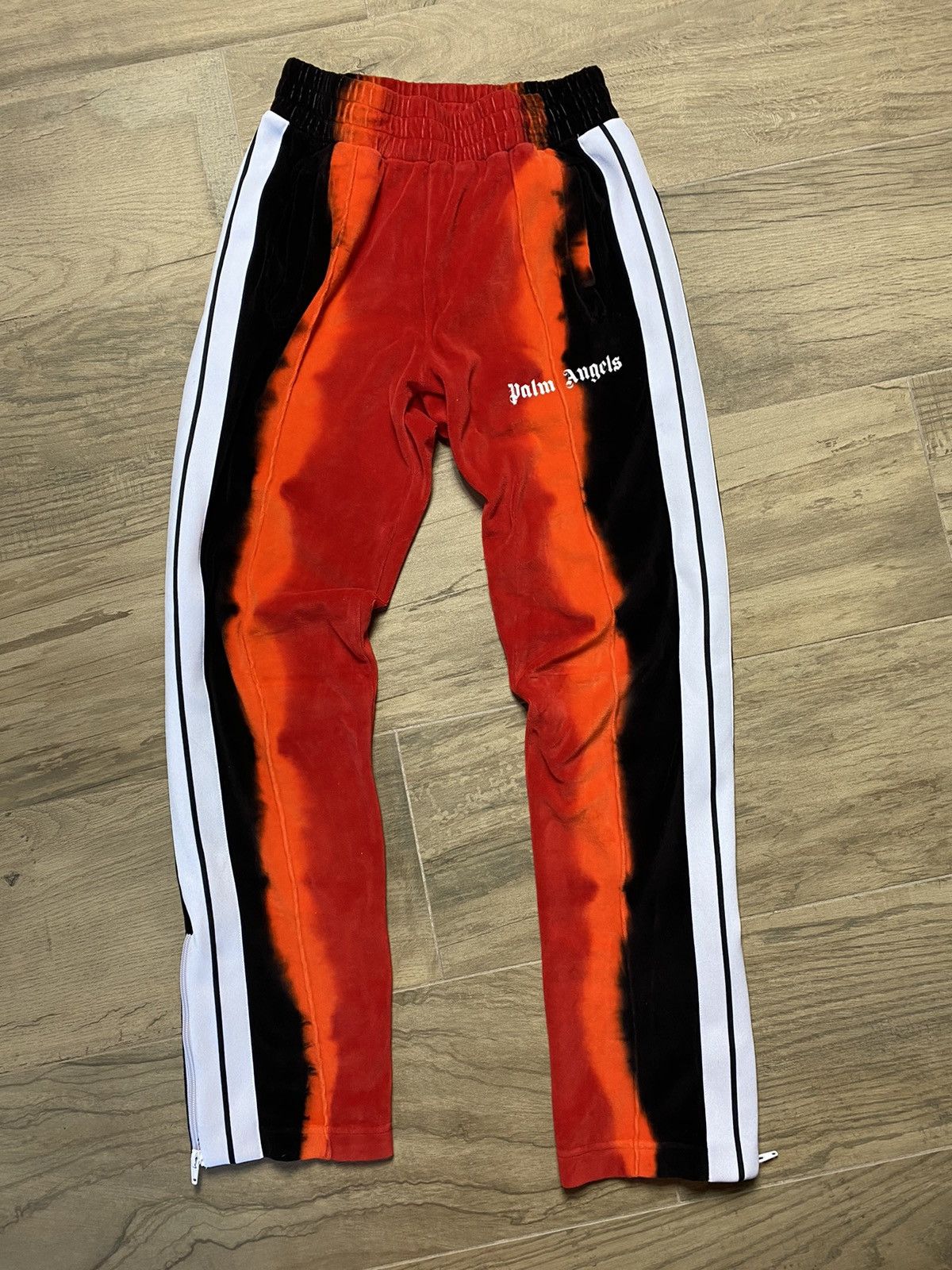 Palm Angels Palm Angels Tie-Dye Chenille Track Pants | Grailed