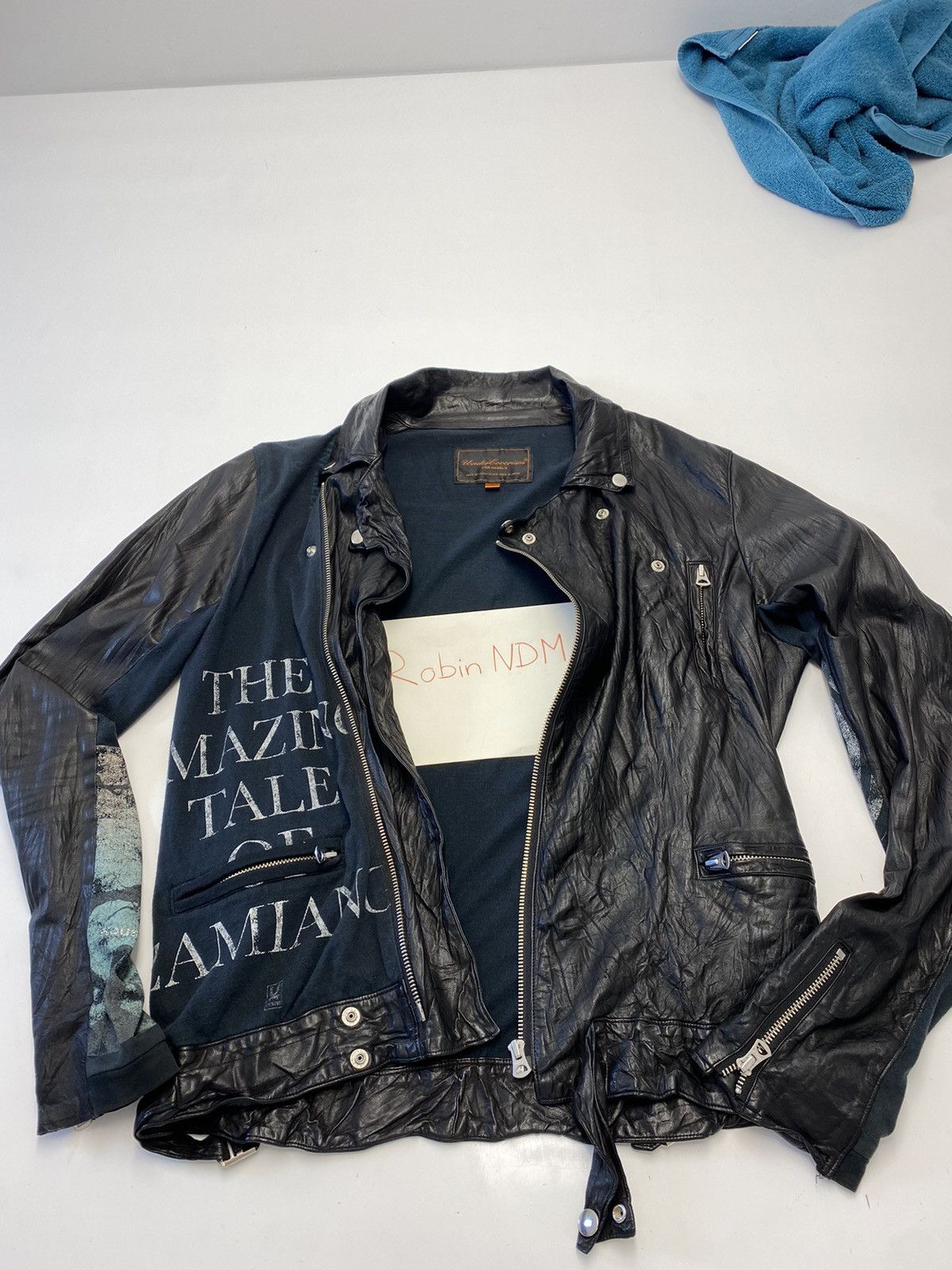 Undercover Klaus Runway Leather Rider Jacket | Grailed Undercover Klaus Runway Leather Rider Jacket | Grailed