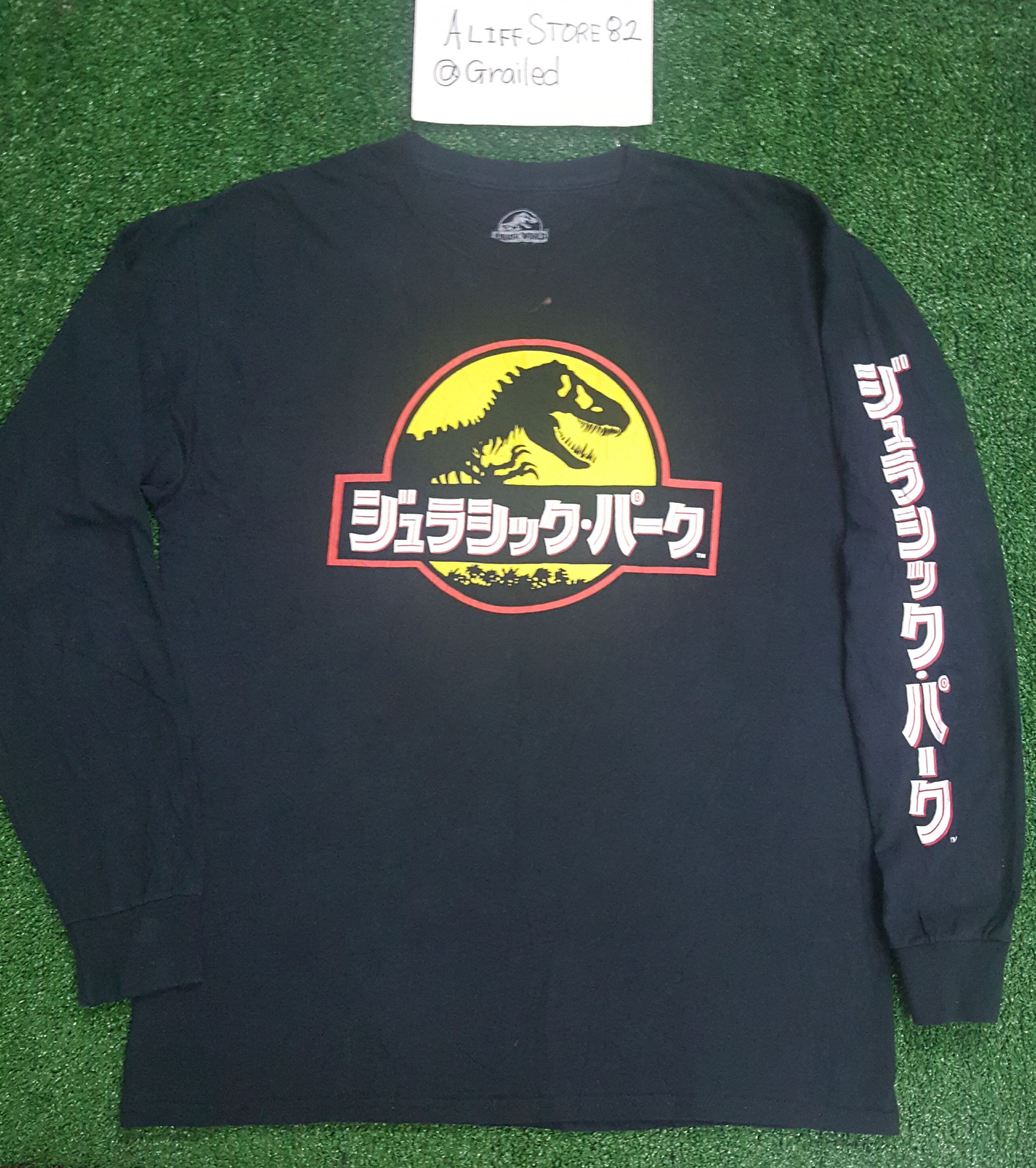 Vintage 📍LastDrop📍Vintage Jurassic Park LongSleeveTee Size US L / EU 52-54 / 3 - 1 Thumbnail