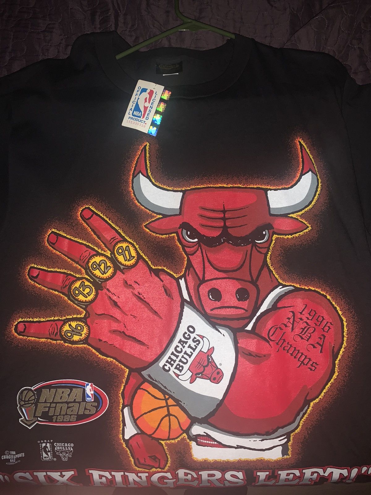 Vintage Vintage 90s Chicago Bulls T-shirt, Grailed