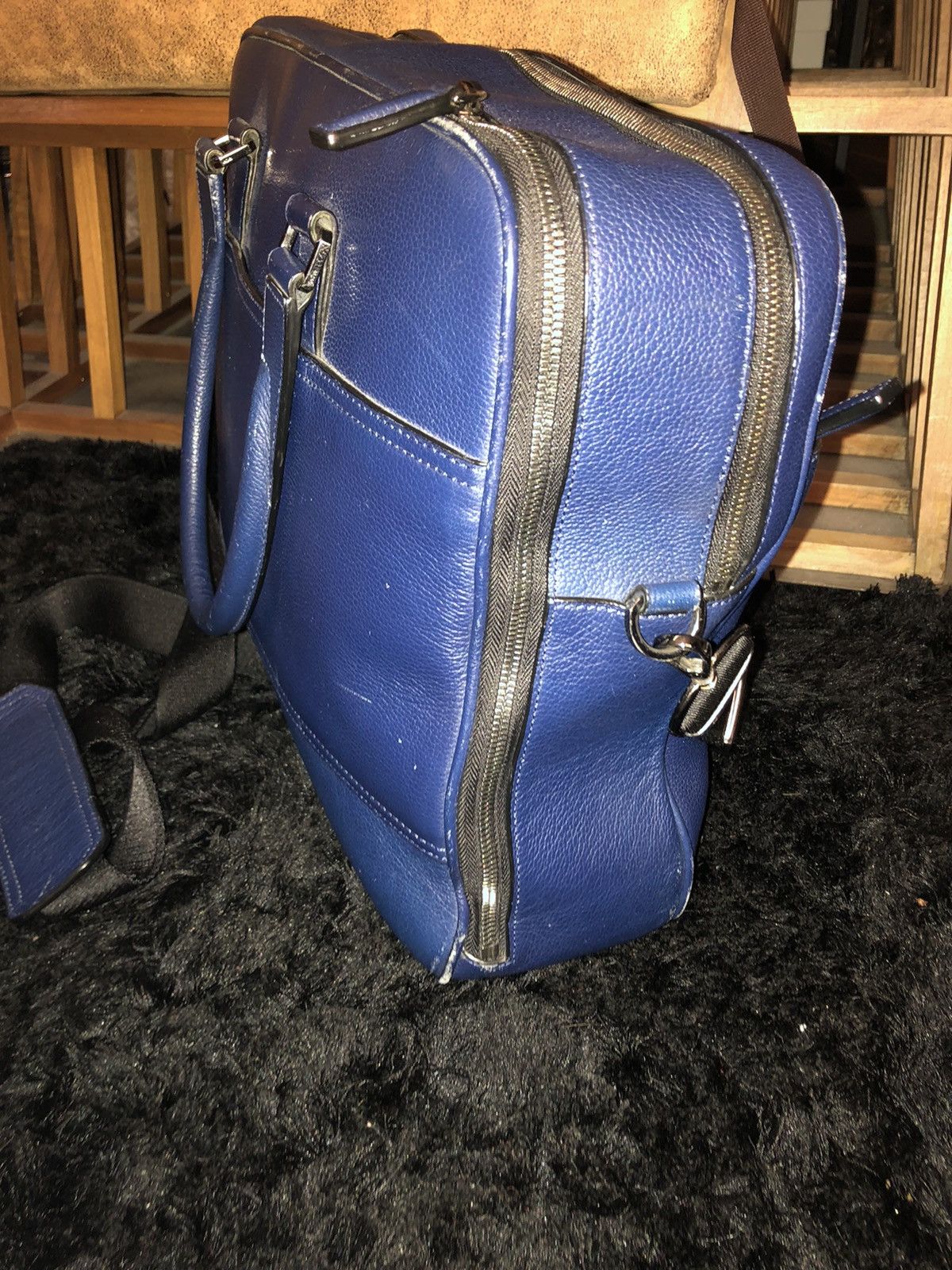 MCM Men’s MCM Leather Briefcase/Laptop Bag Size ONE SIZE - 6 Thumbnail