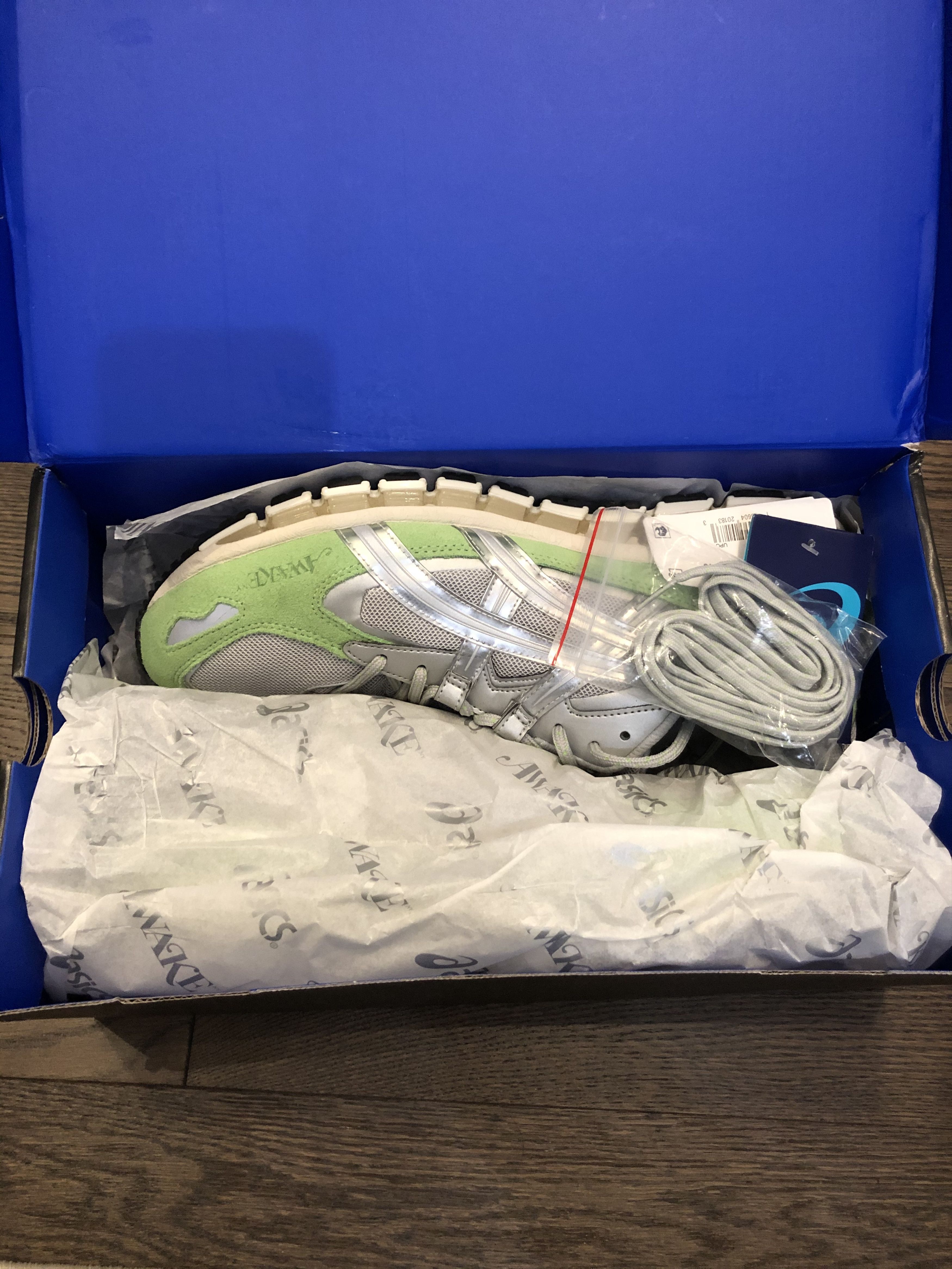 Asics × Awake NY Asics Gel-Kayano 5 360 Awake NY Silver Mint Green Size US 13 / EU 46 - 3 Thumbnail