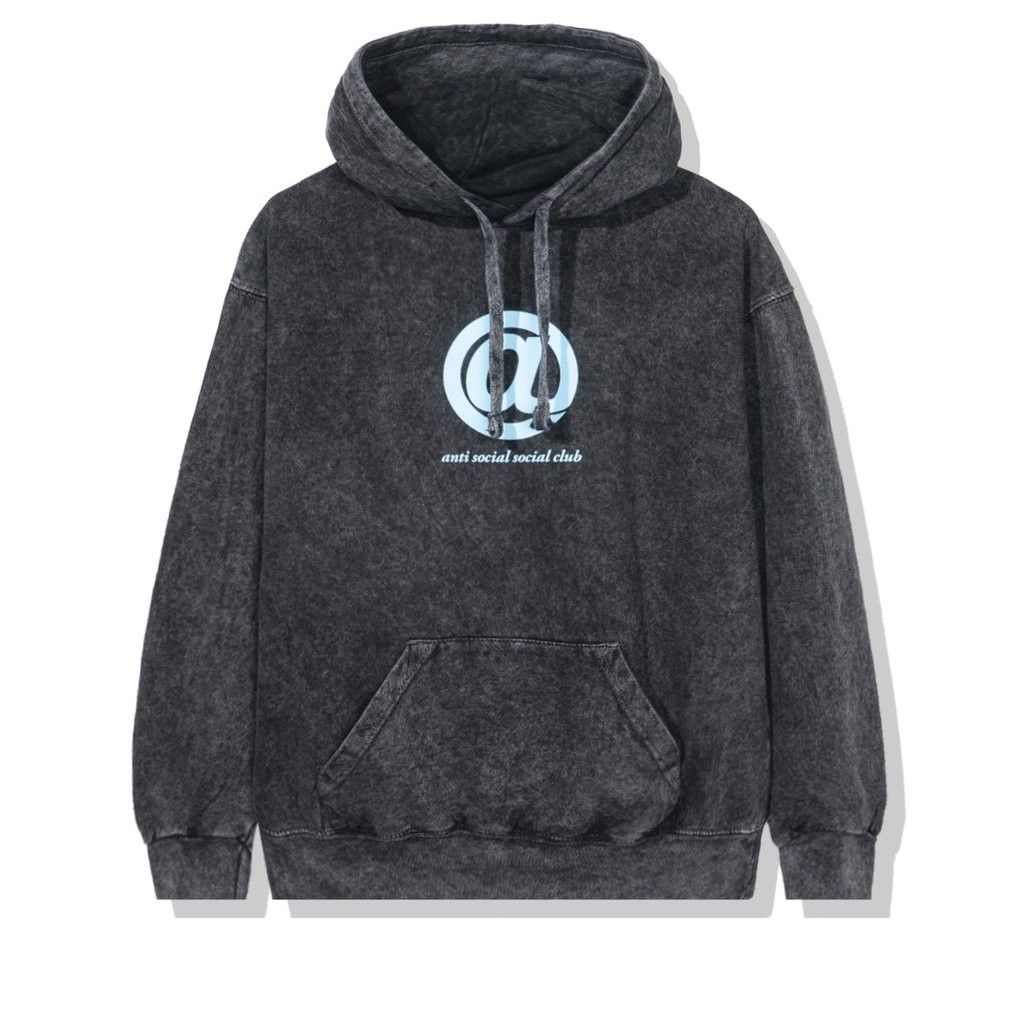 DS FW20 ASSC Blue Logo Don't Black Hoodie Supreme Bape