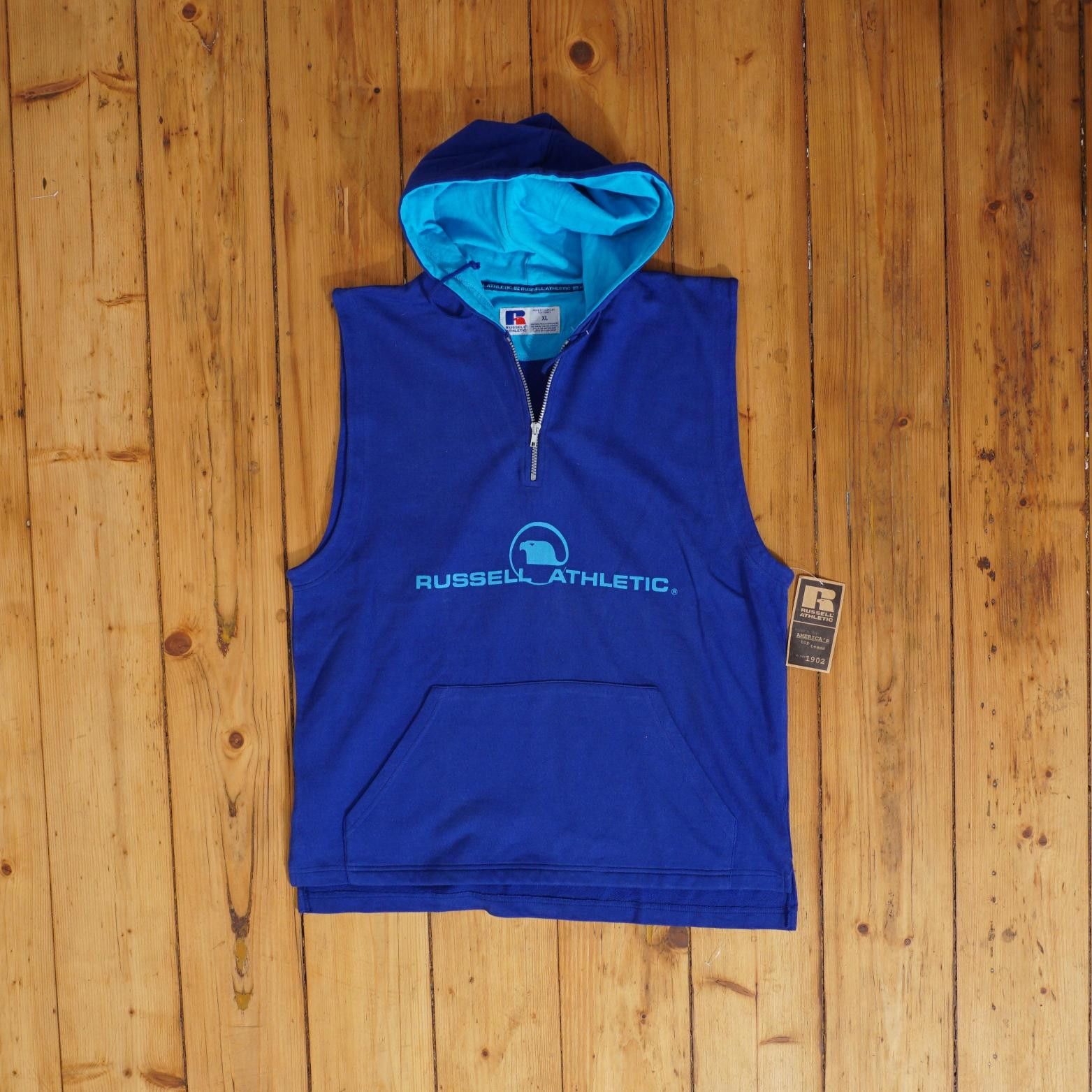 Russell athletic sleeveless hoodie sale