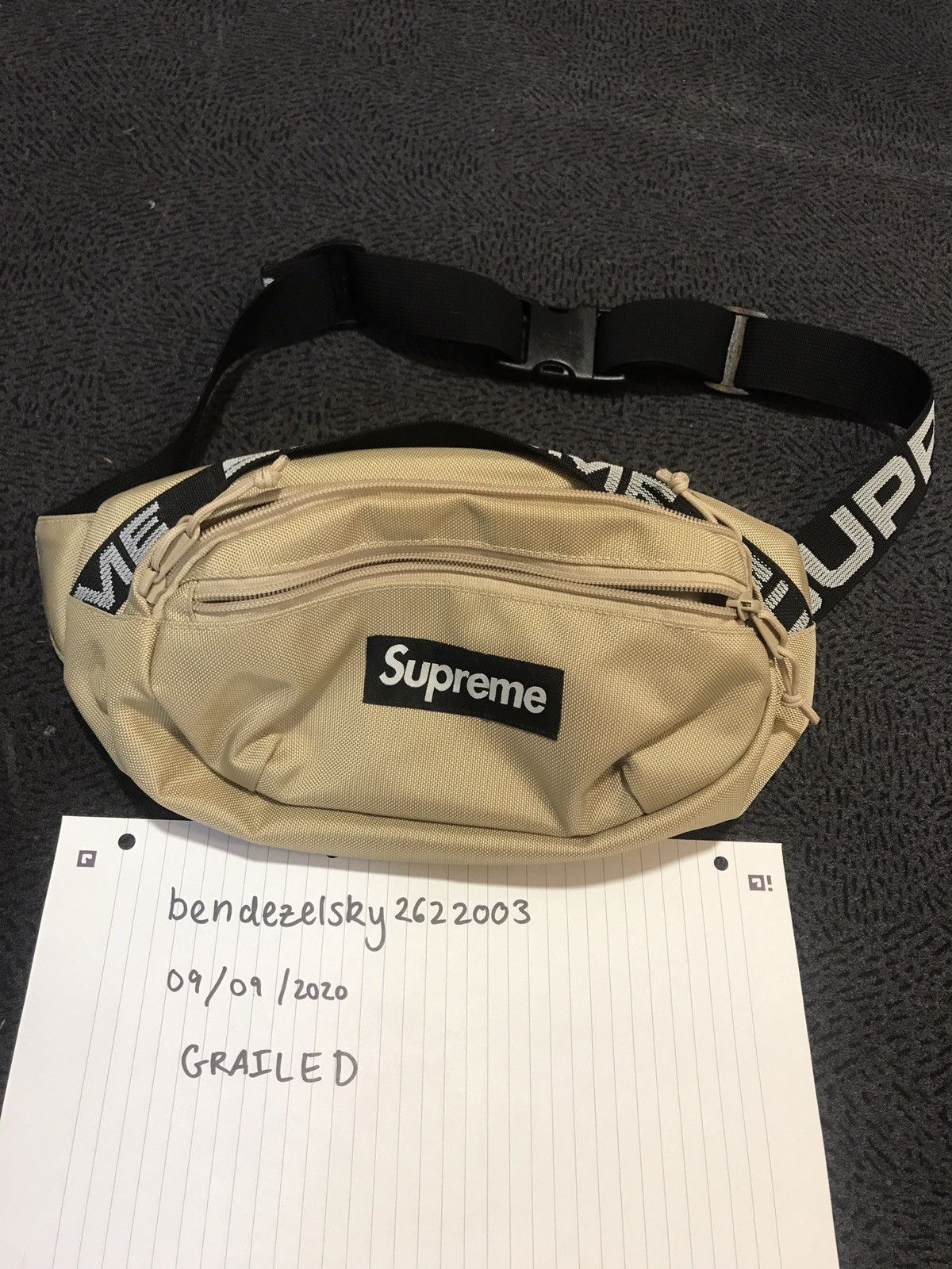 Supreme Waist Bag Tan