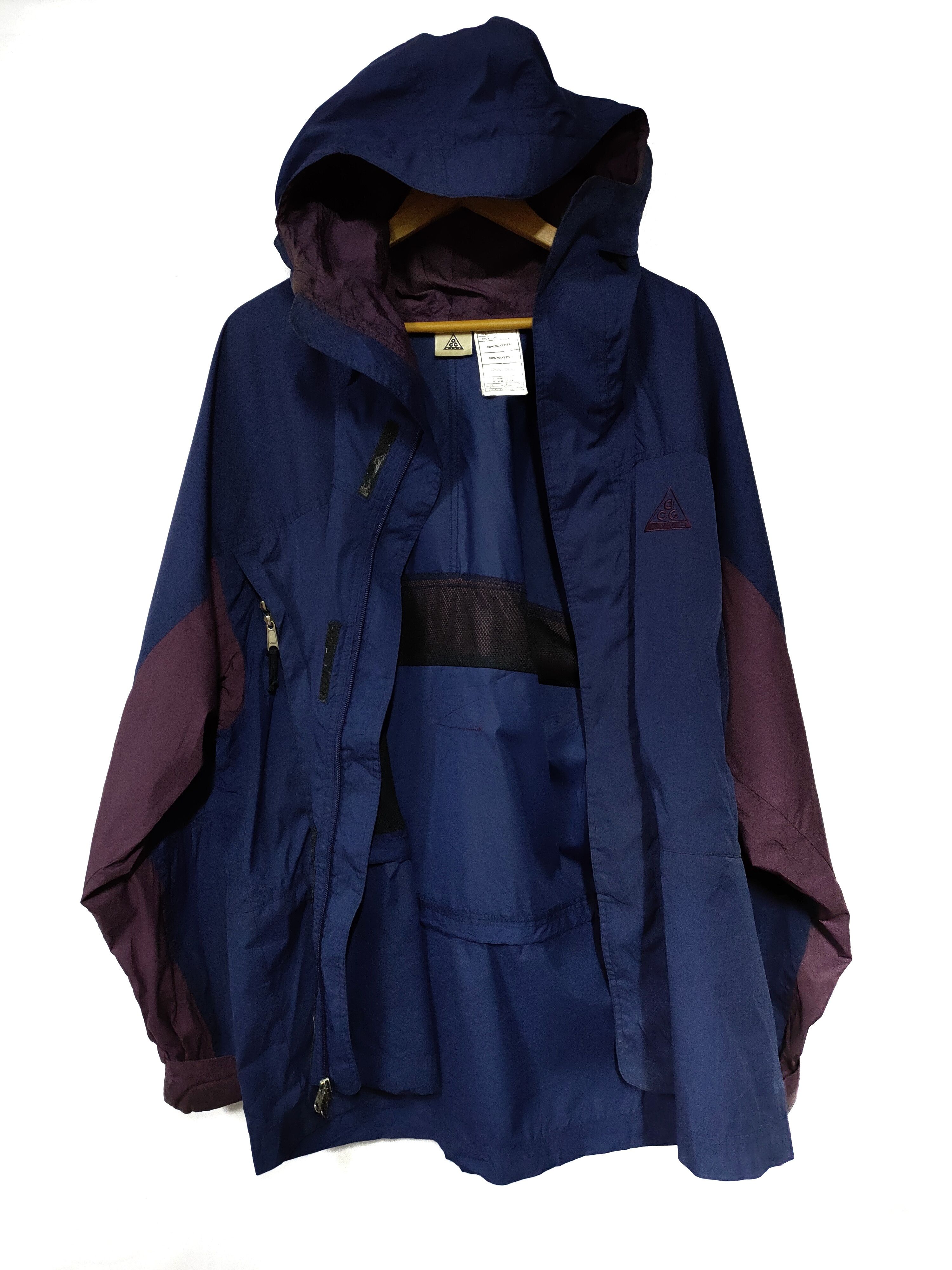 Nike Acg Mountain Jacket VTG 90's Nike ACG Storm Fit Blue Light