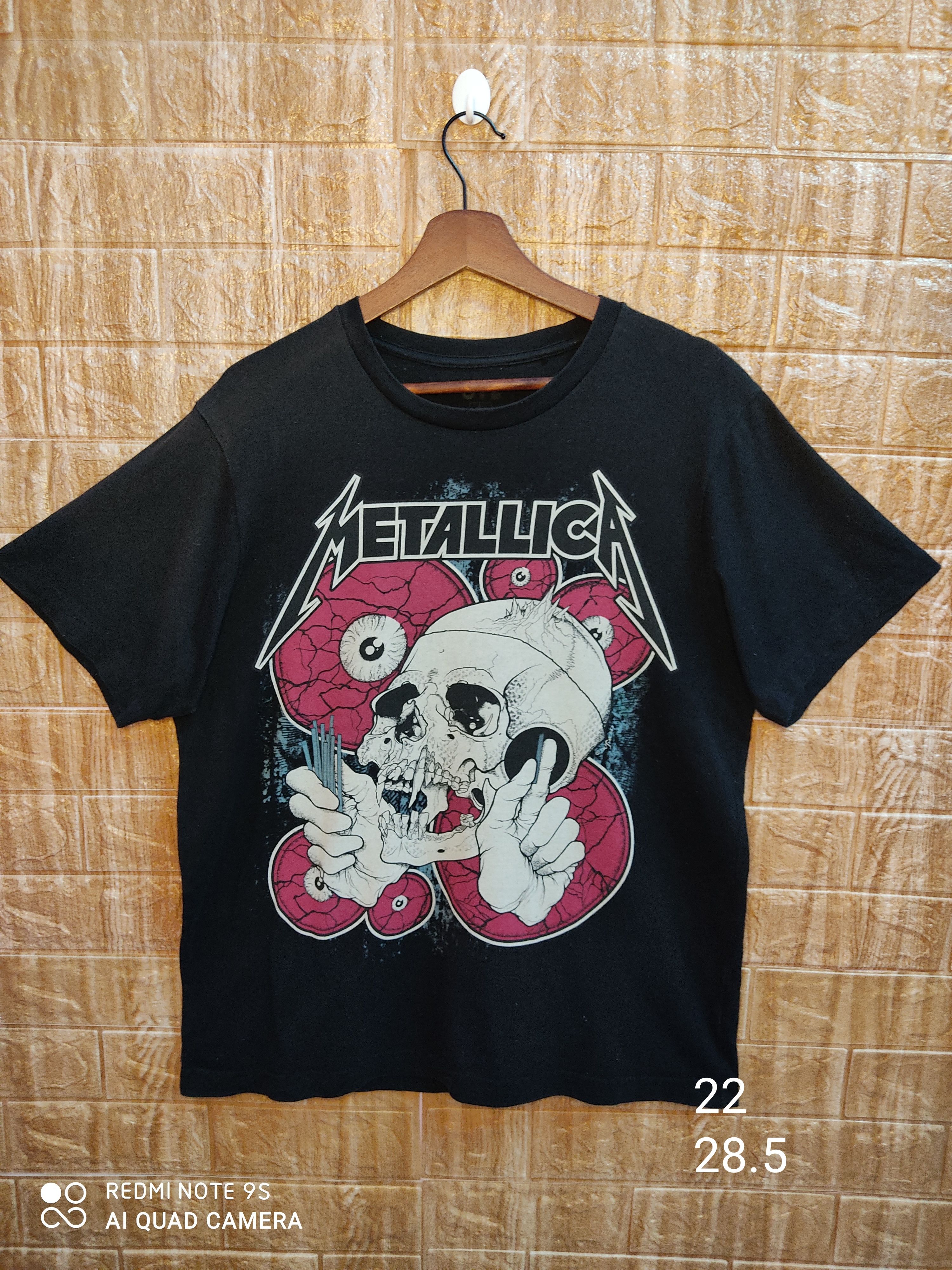 Band Tees × Metallica ?Delete? Metallica Pushead Heavy Metal 