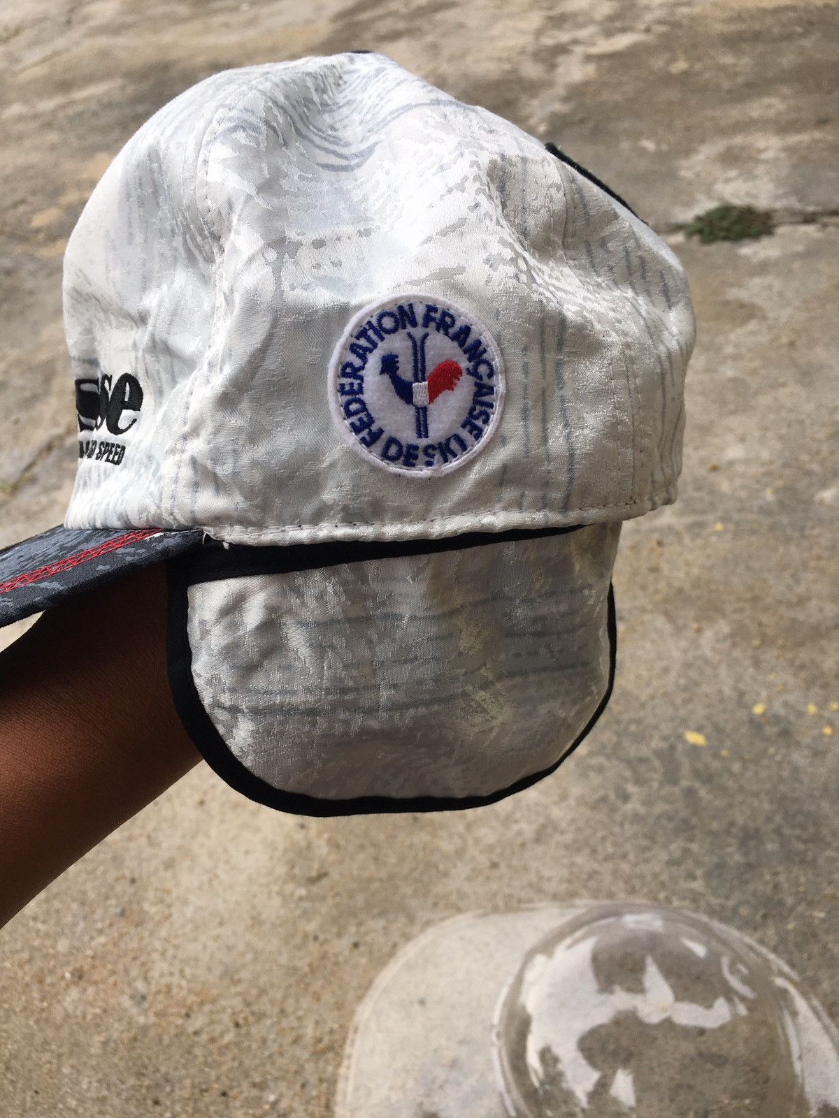 Ellesse × Tag Heuer × Vintage Vintage Tag Heuer x Ellesse France Ski Federation Cap Size ONE SIZE - 9 Thumbnail