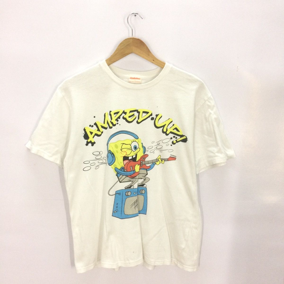 Movie Vintage SpongeBob SquarePants Amped Up! Design shirt | Grailed