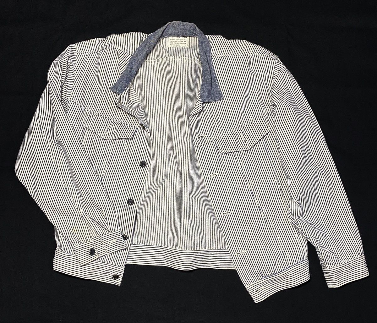 Japanese Brand × Vintage Vintage MASTERPIECE Hot-Ahd Hickory denim jacket Size US M / EU 48-50 / 2 - 1 Thumbnail