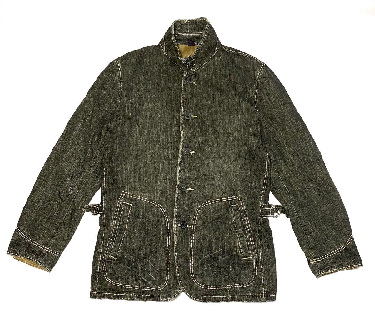 Japanese Brand Road Runner Distressed Denim Jacket Size US L / EU 52-54 / 3 - 4 Thumbnail