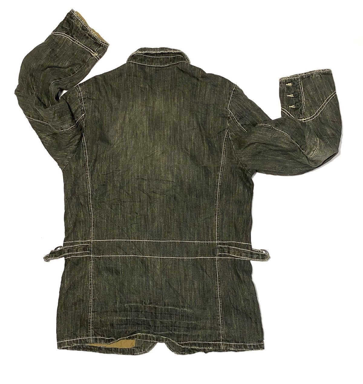 Japanese Brand Road Runner Distressed Denim Jacket Size US L / EU 52-54 / 3 - 5 Thumbnail