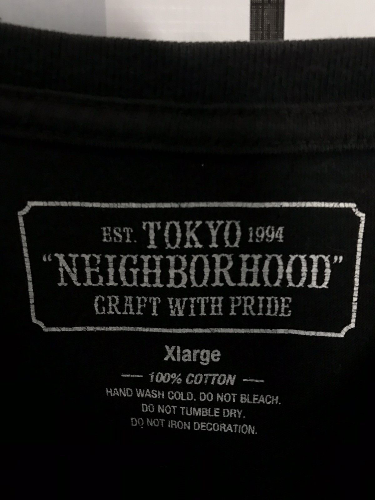 サイズL！NEIGHBORHOOD ALL OTHER TRENDS SUCK Neighborhood Neighborhood “all other trends suck” black