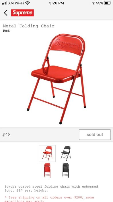 Supreme Supreme folding chair | Grailed