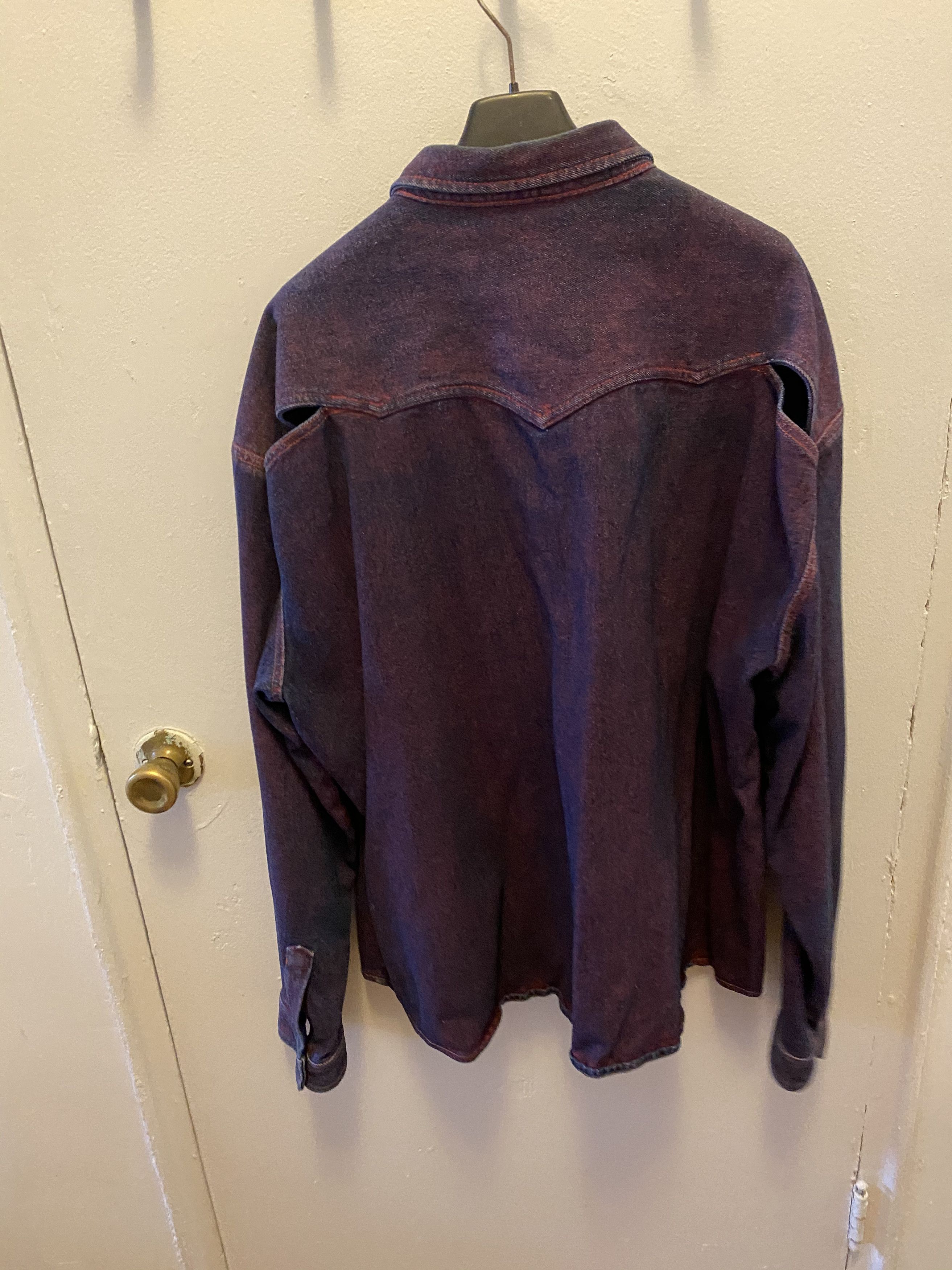 Y/Project Y/Project Purple Denim Shirt Jacket Size US M / EU 48-50 / 2 - 3 Thumbnail