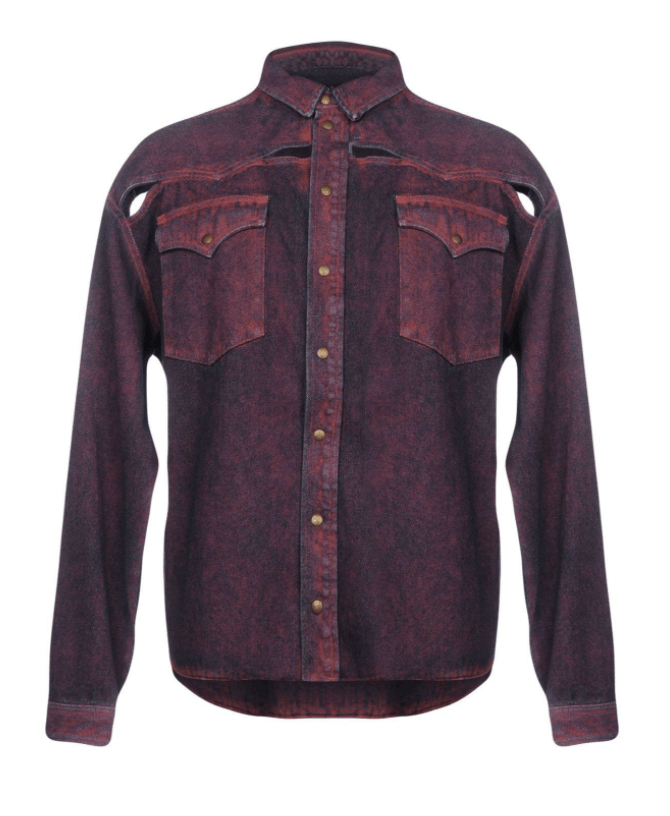 Y/Project Y/Project Purple Denim Shirt Jacket Size US M / EU 48-50 / 2 - 2 Thumbnail
