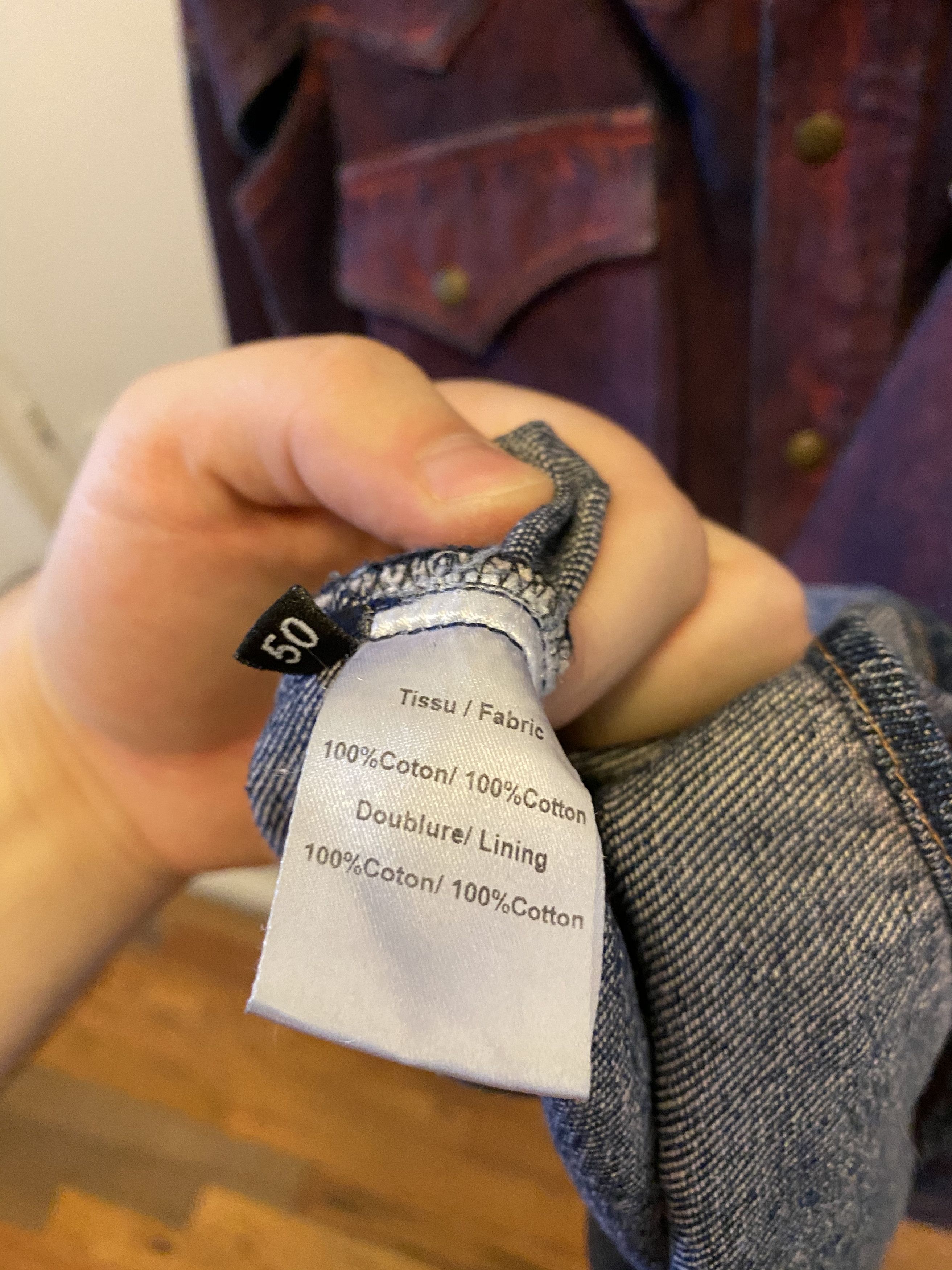 Y/Project Y/Project Purple Denim Shirt Jacket Size US M / EU 48-50 / 2 - 6 Thumbnail