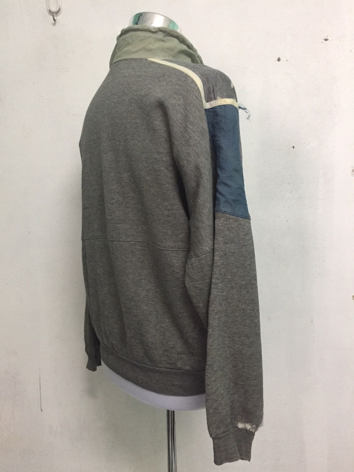 Adidas Distress Club Adidas Sweater Zipper Collar Size US L / EU 52-54 / 3 - 7 Thumbnail