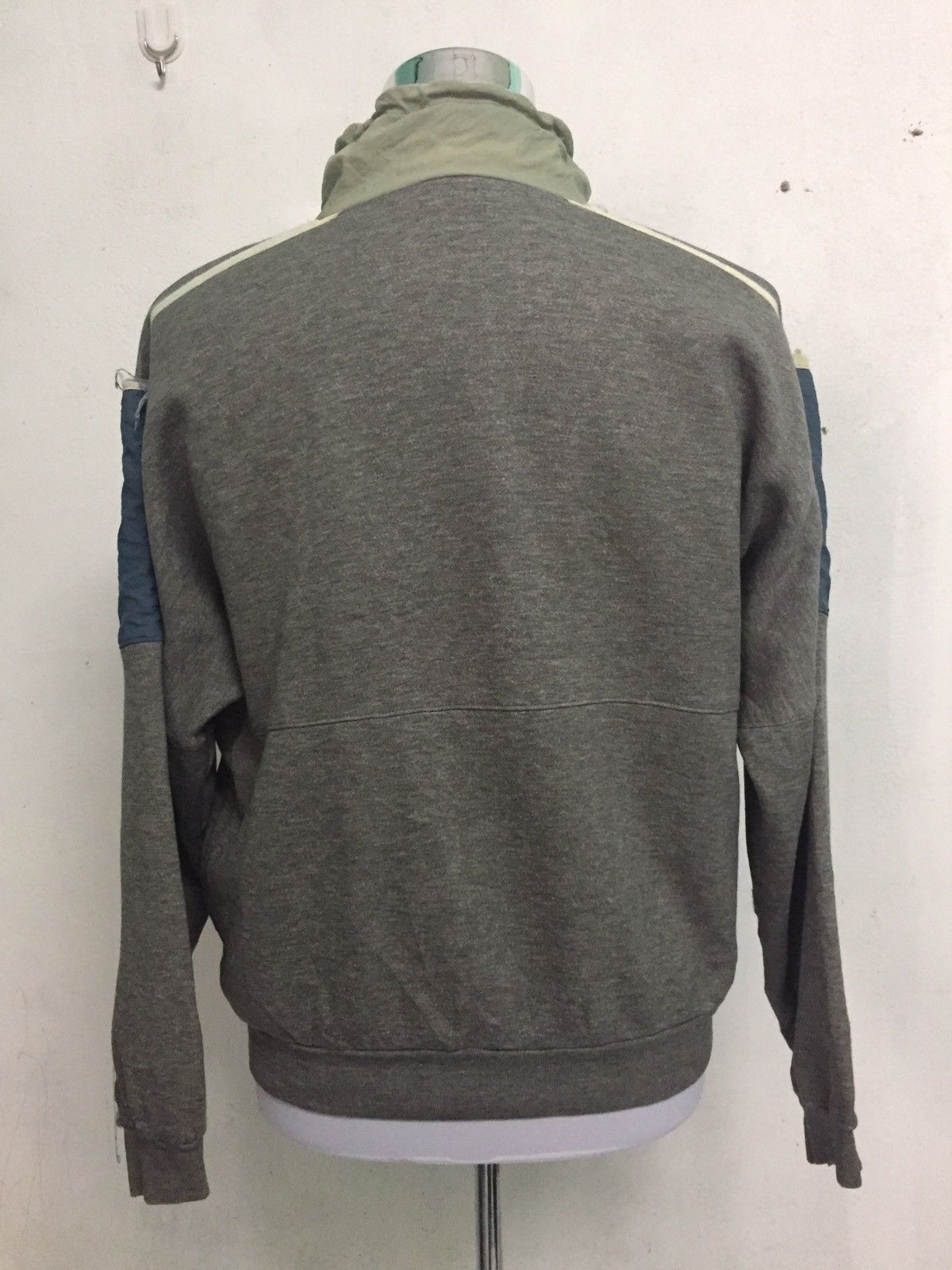 Adidas Distress Club Adidas Sweater Zipper Collar Size US L / EU 52-54 / 3 - 6 Thumbnail