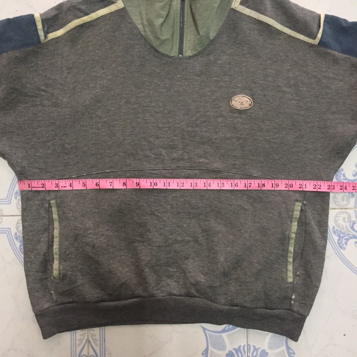 Adidas Distress Club Adidas Sweater Zipper Collar Size US L / EU 52-54 / 3 - 21 Thumbnail