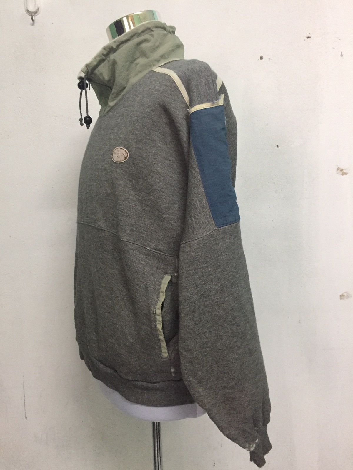 Adidas Distress Club Adidas Sweater Zipper Collar Size US L / EU 52-54 / 3 - 4 Thumbnail