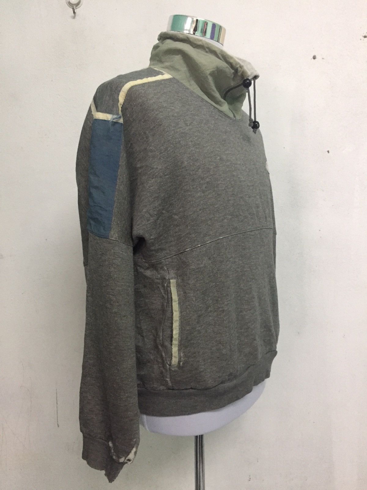 Adidas Distress Club Adidas Sweater Zipper Collar Size US L / EU 52-54 / 3 - 8 Thumbnail