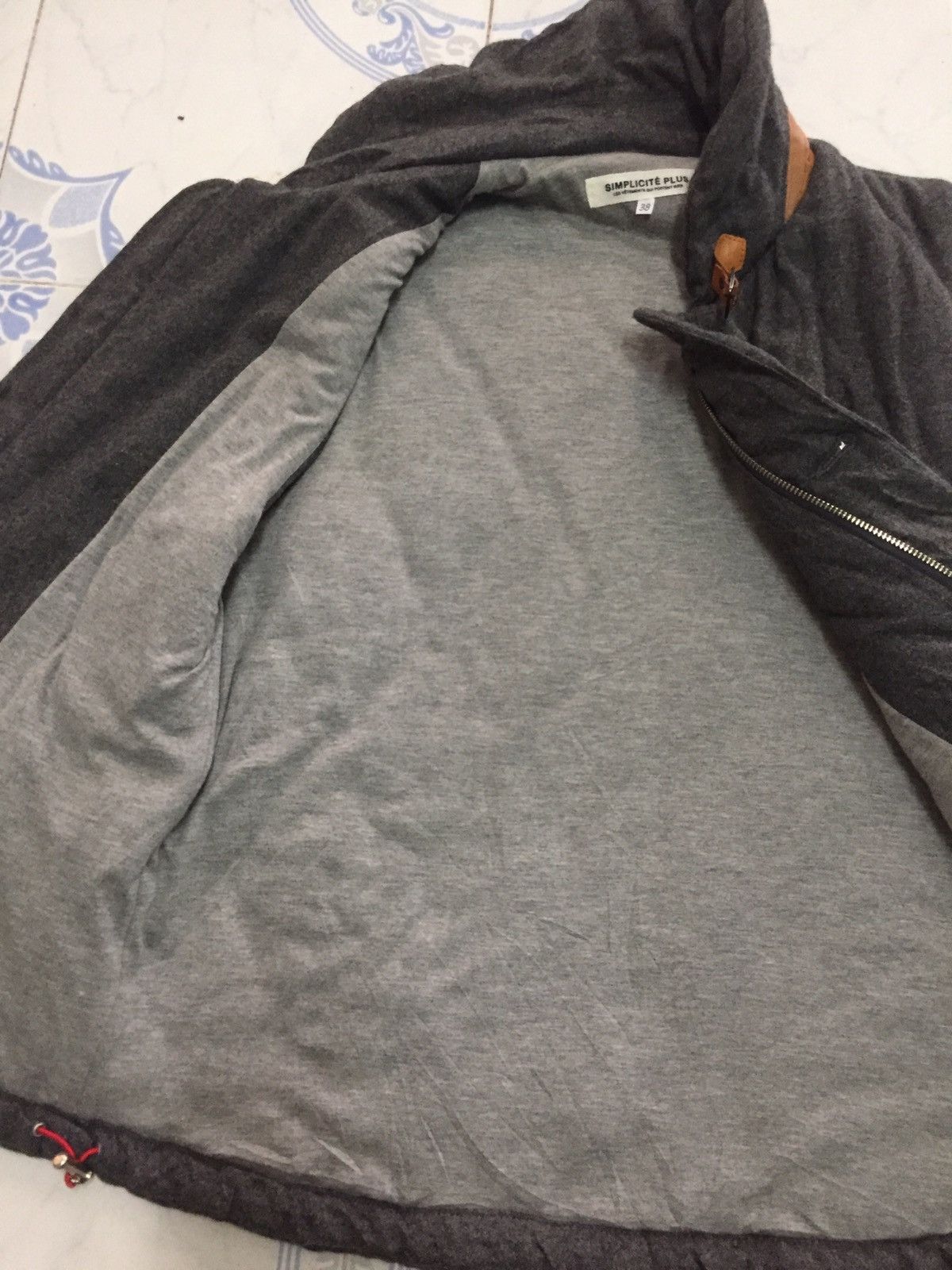 Japanese Brand Simplicite Plus Vest Wool Sweater Sheep Skin Collar Lining Size US M / EU 48-50 / 2 - 13 Thumbnail