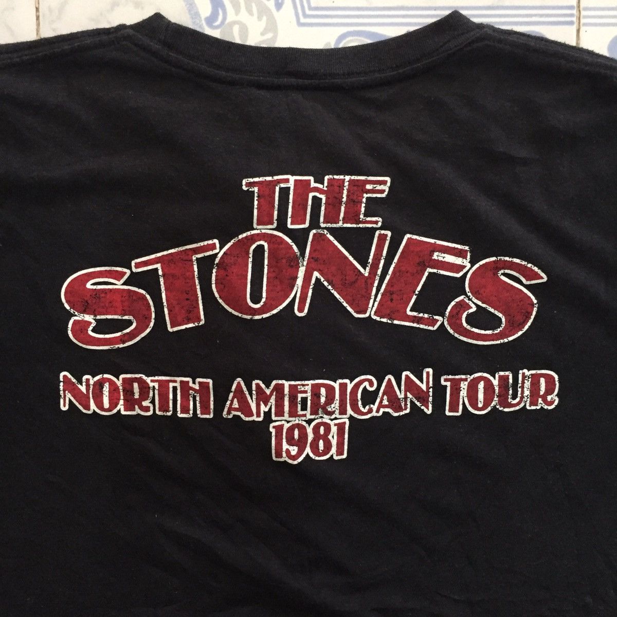 Band Tees × The Rolling Stones The Rolling Stone North American Tour 1981 Short Tshirt Size US L / EU 52-54 / 3 - 9 Thumbnail