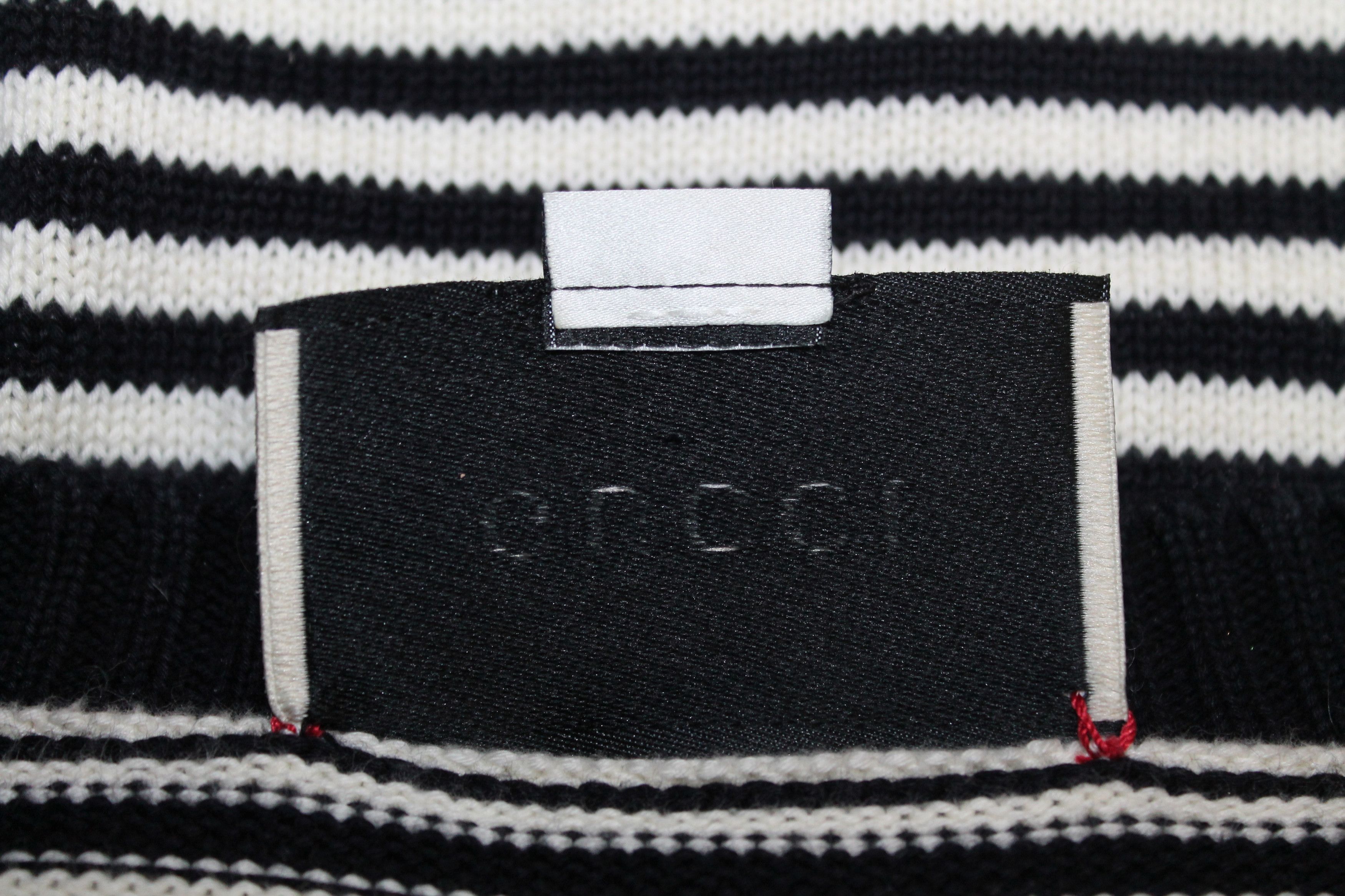 Gucci GUCCI GG AND STRIPES KNIT SWEATER Size US M / EU 48-50 / 2 - 7 Thumbnail