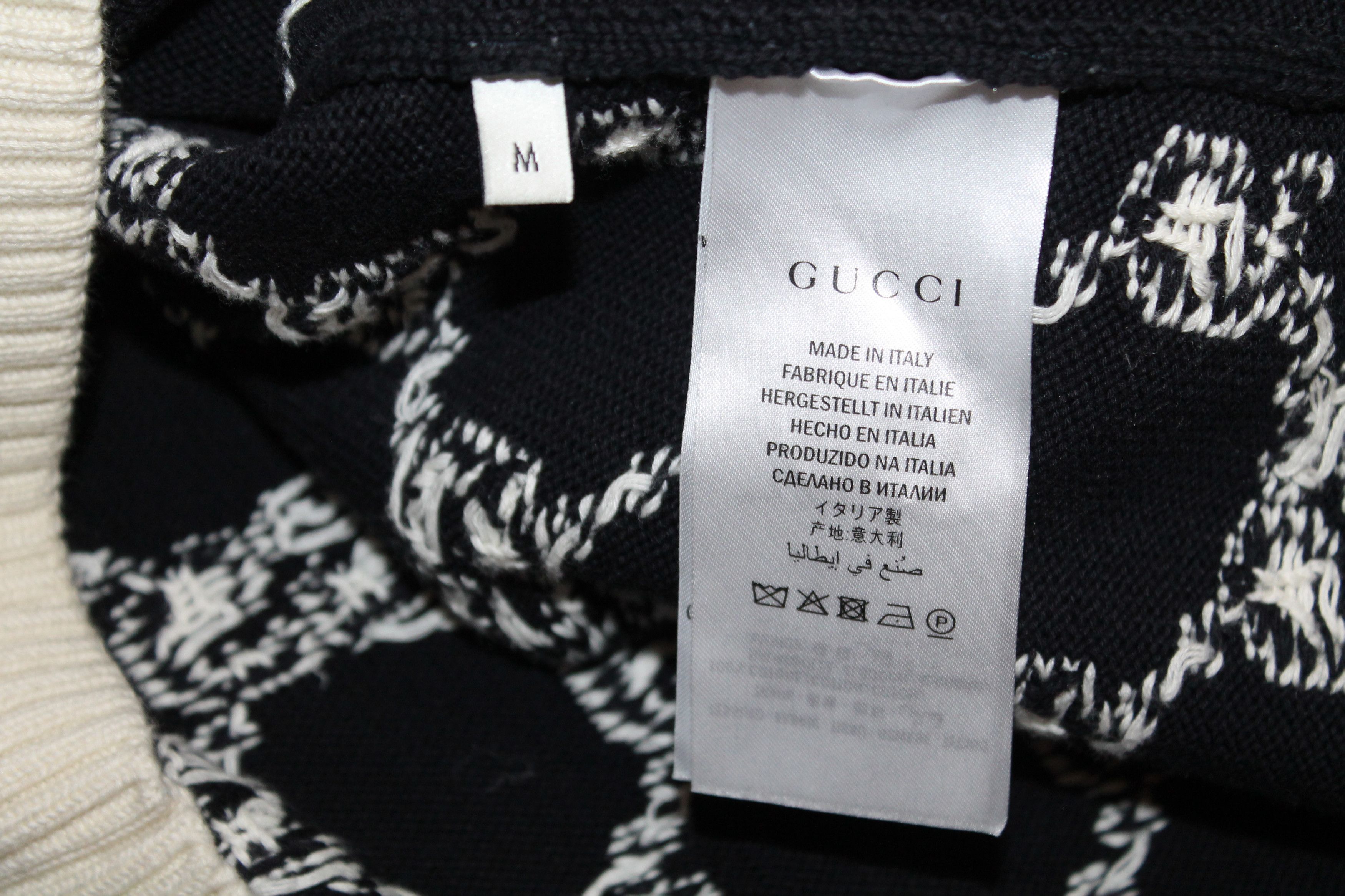 Gucci GUCCI GG AND STRIPES KNIT SWEATER Size US M / EU 48-50 / 2 - 8 Thumbnail