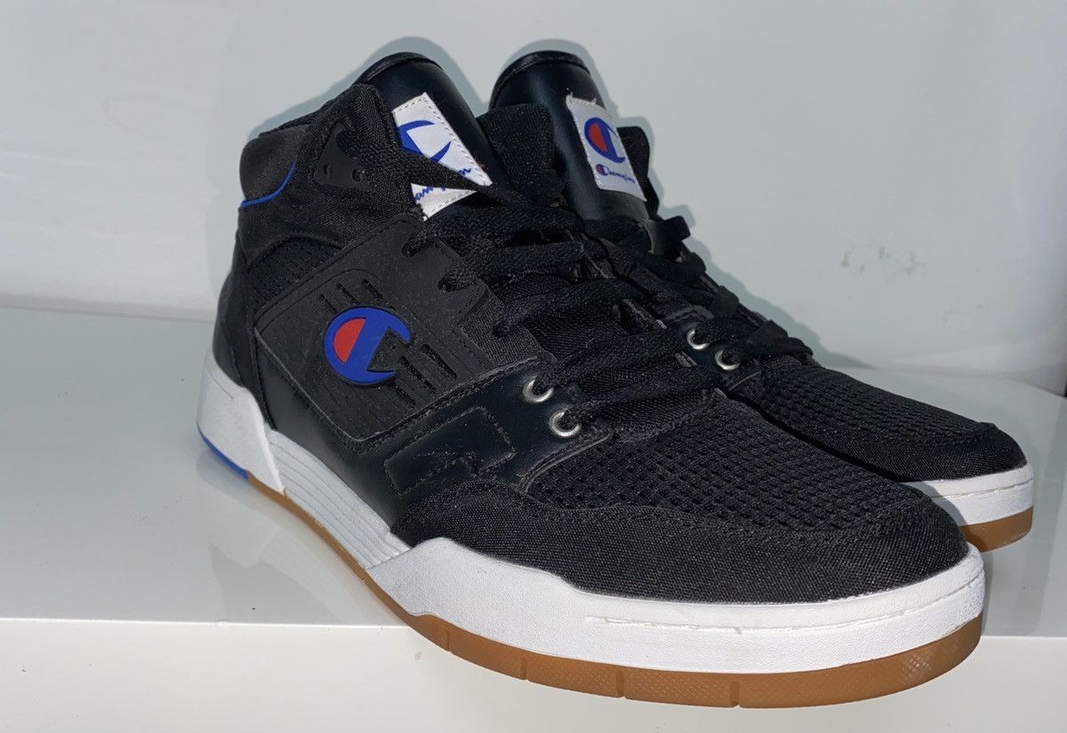 Champion Champion 3 On 3 Black Sneaker Shoes Grailed