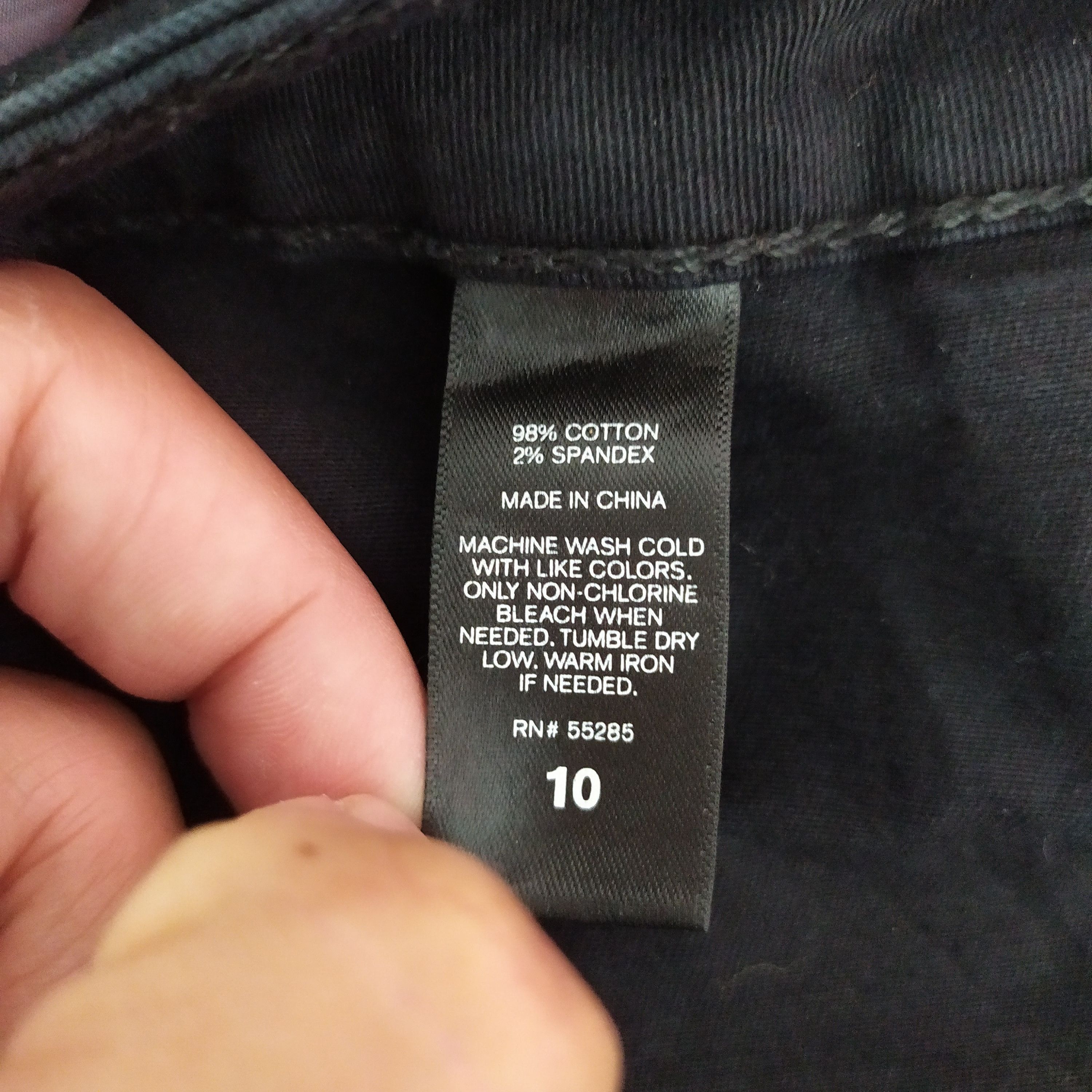 Express Express Black Cargo Pants Multipocket Utility Pant Size US 33 - 13 Thumbnail